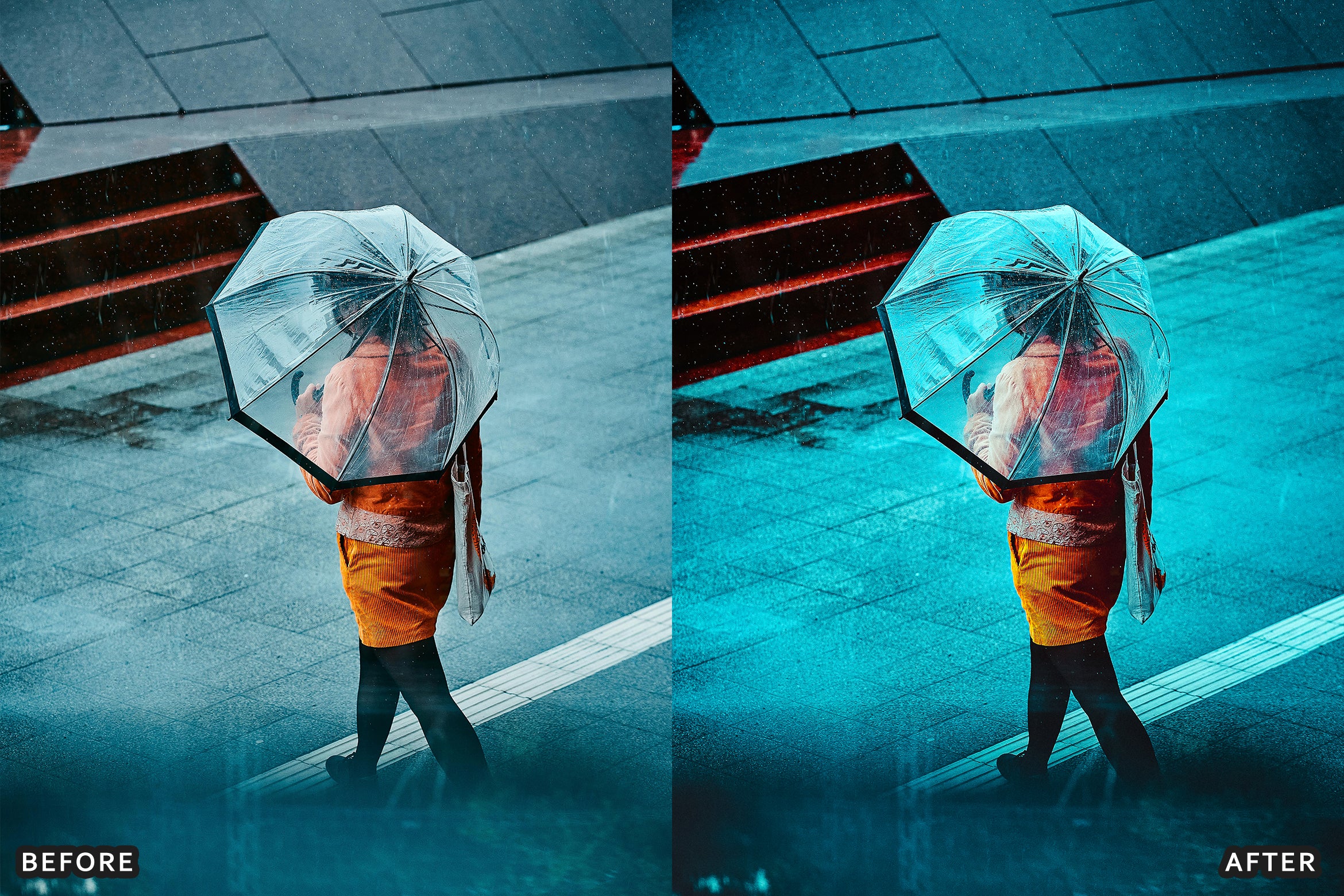AI-Optimized Moody Rainy Day Lightroom Presets - Lightroom Presets - by AAA Presets