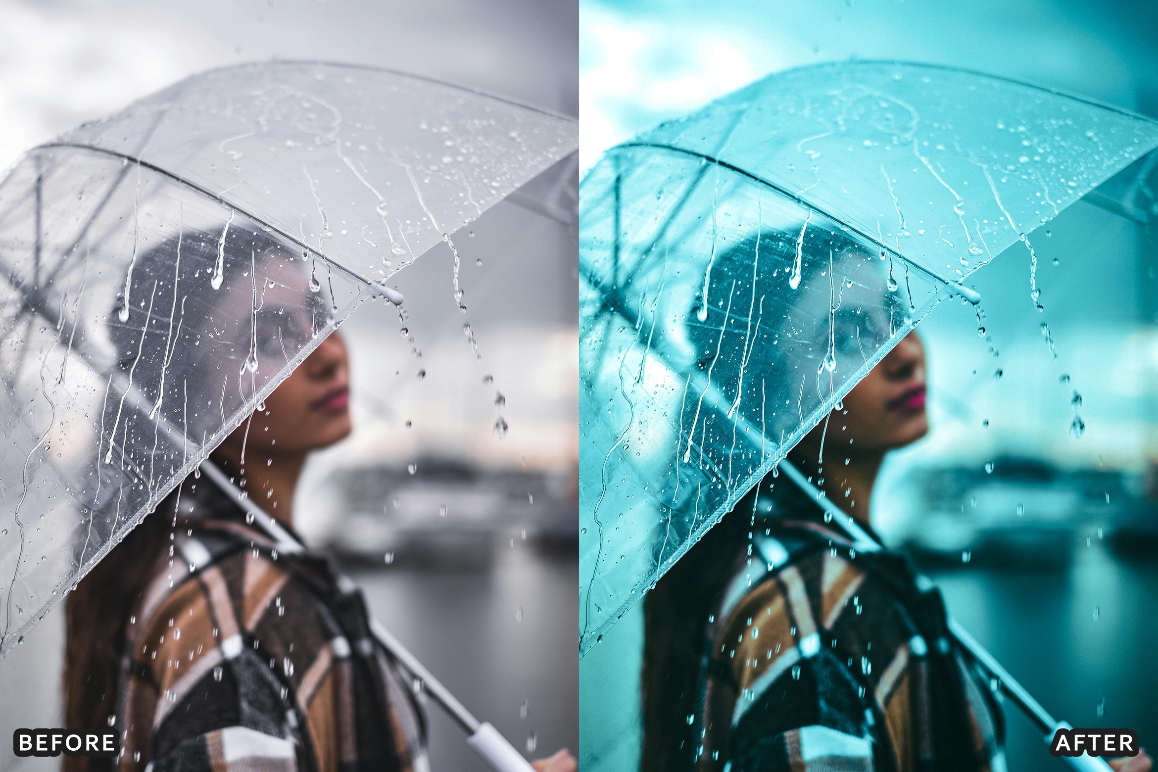 AI-Optimized Moody Rainy Day Lightroom Presets - Lightroom Presets - by AAA Presets