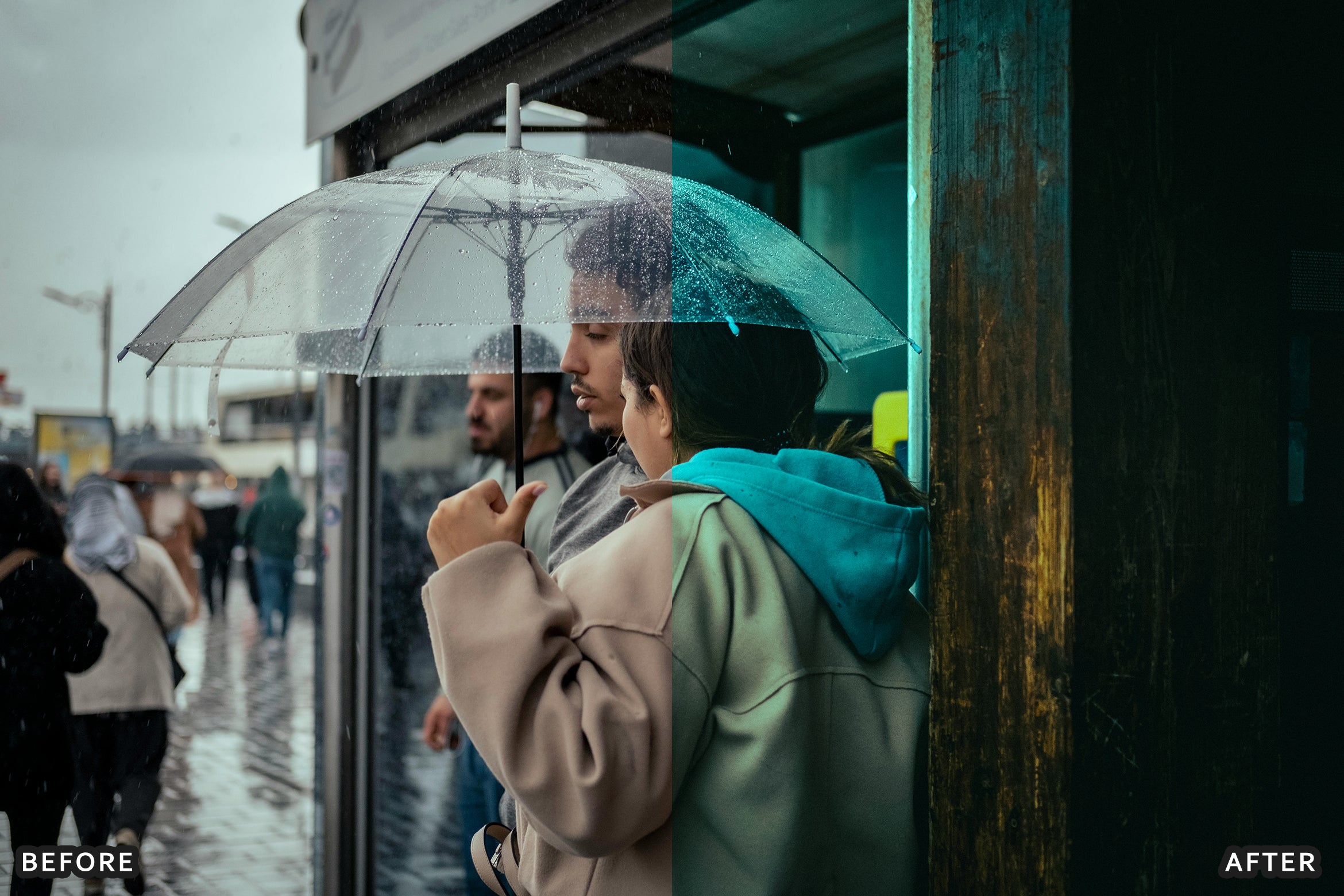 AI-Optimized Moody Rainy Day Lightroom Presets - Lightroom Presets - by AAA Presets