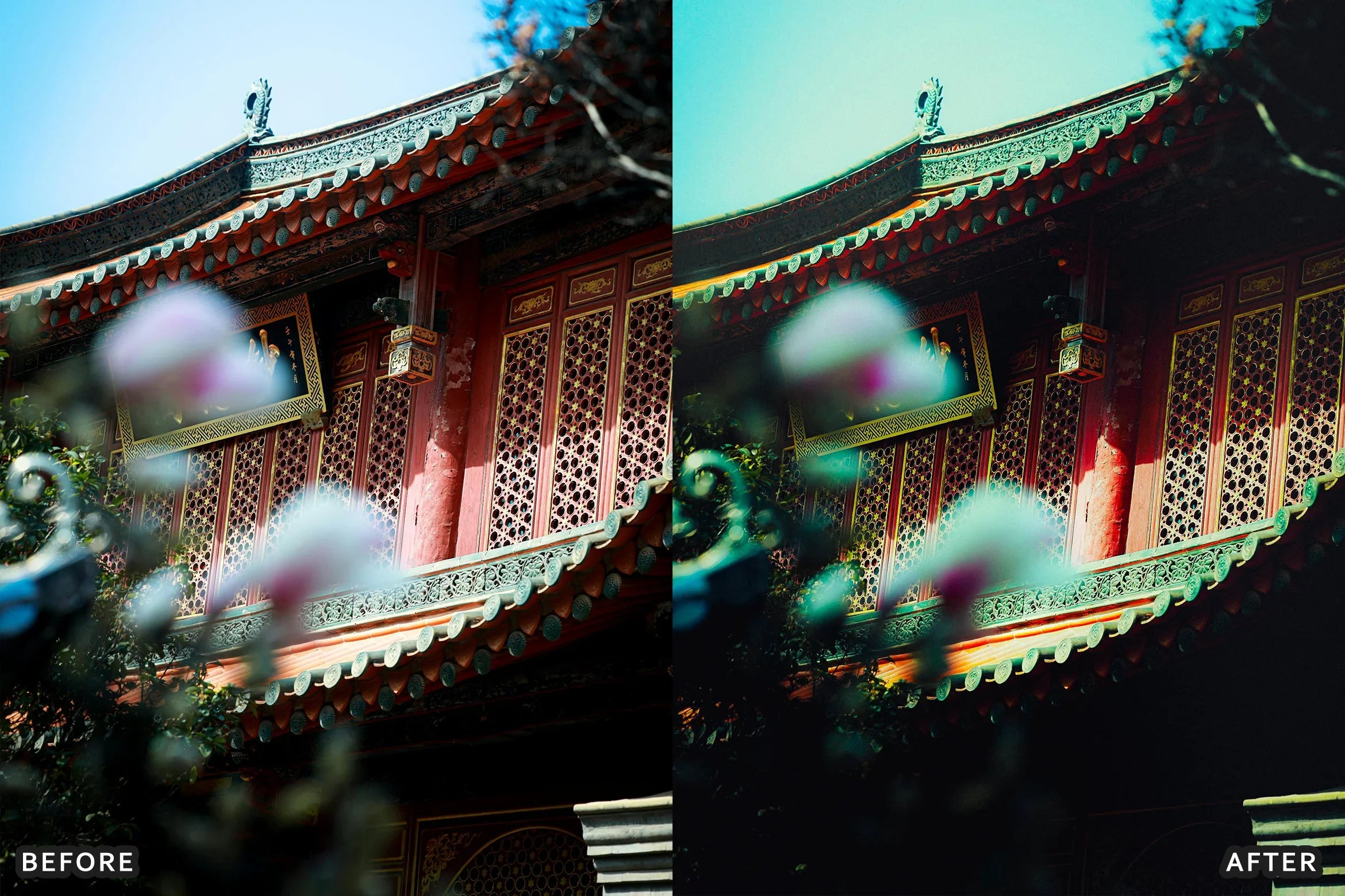 AI-Optimized Moody Red Cinematic Travel Lightroom Presets - Lightroom Presets - by AAA Presets