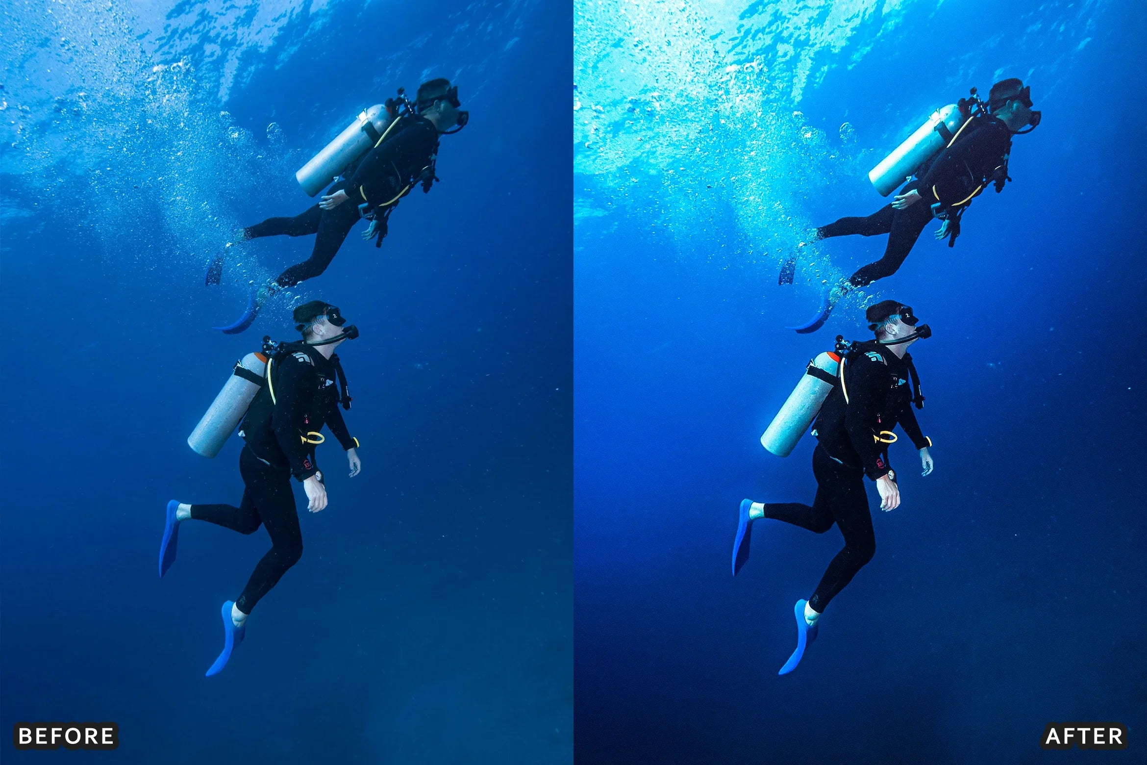 AI-Optimized Moody Underwater Lightroom Presets - Lightroom Presets - by AAA Presets
