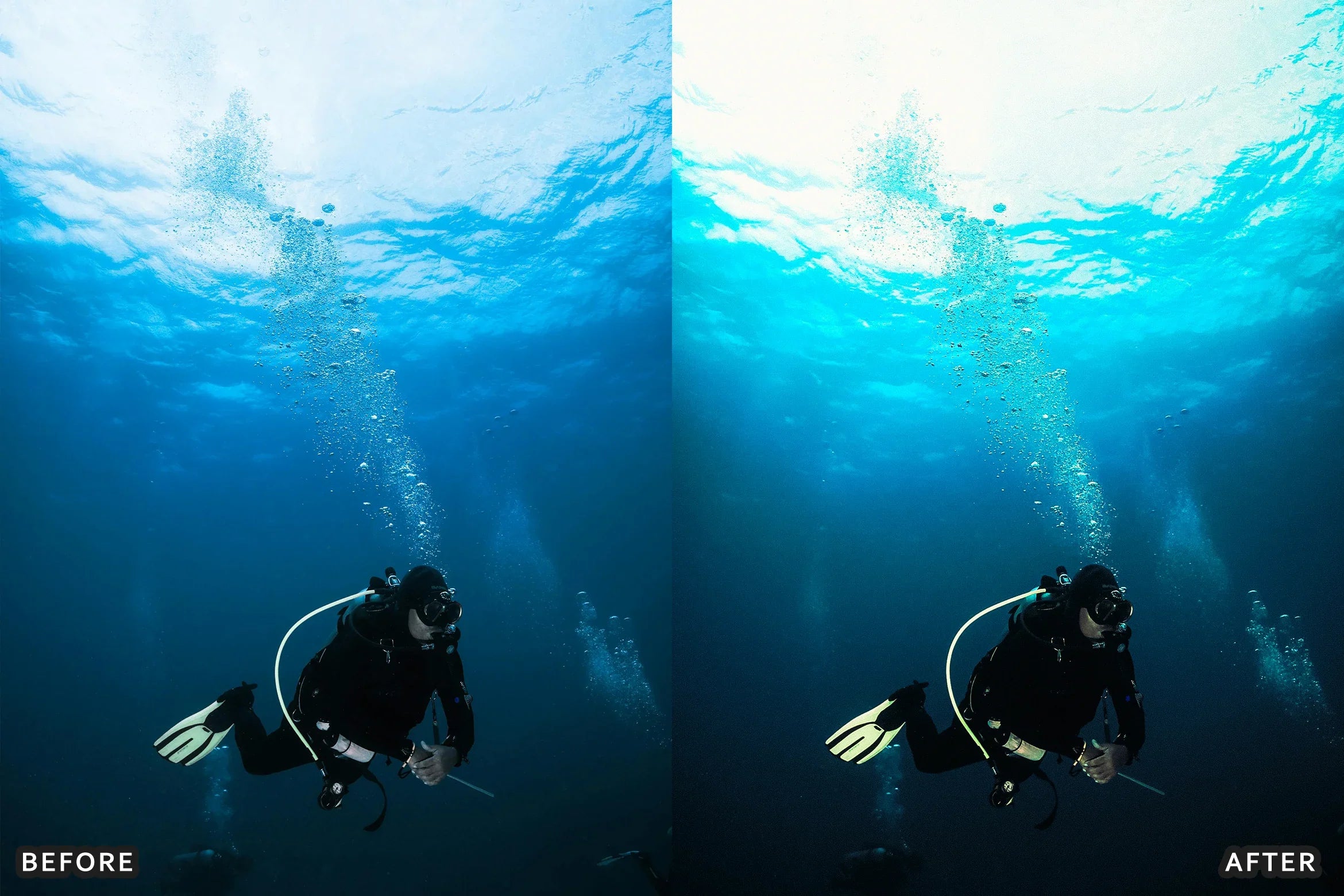 AI-Optimized Moody Underwater Lightroom Presets - Lightroom Presets - by AAA Presets