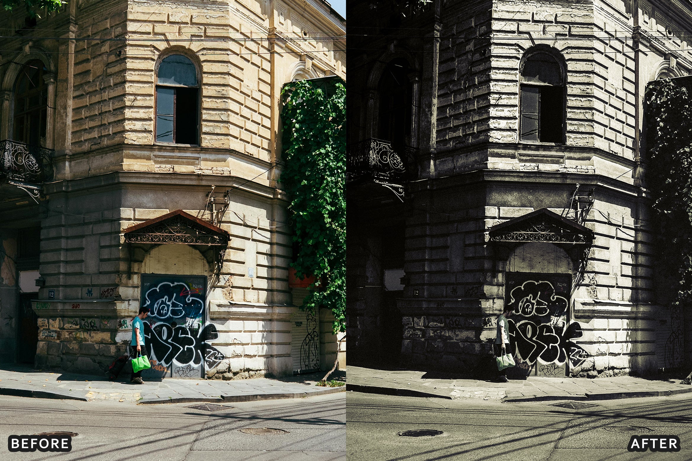 AI-Optimized Rich Black and White Lightroom Presets - Lightroom Presets - by AAA Presets