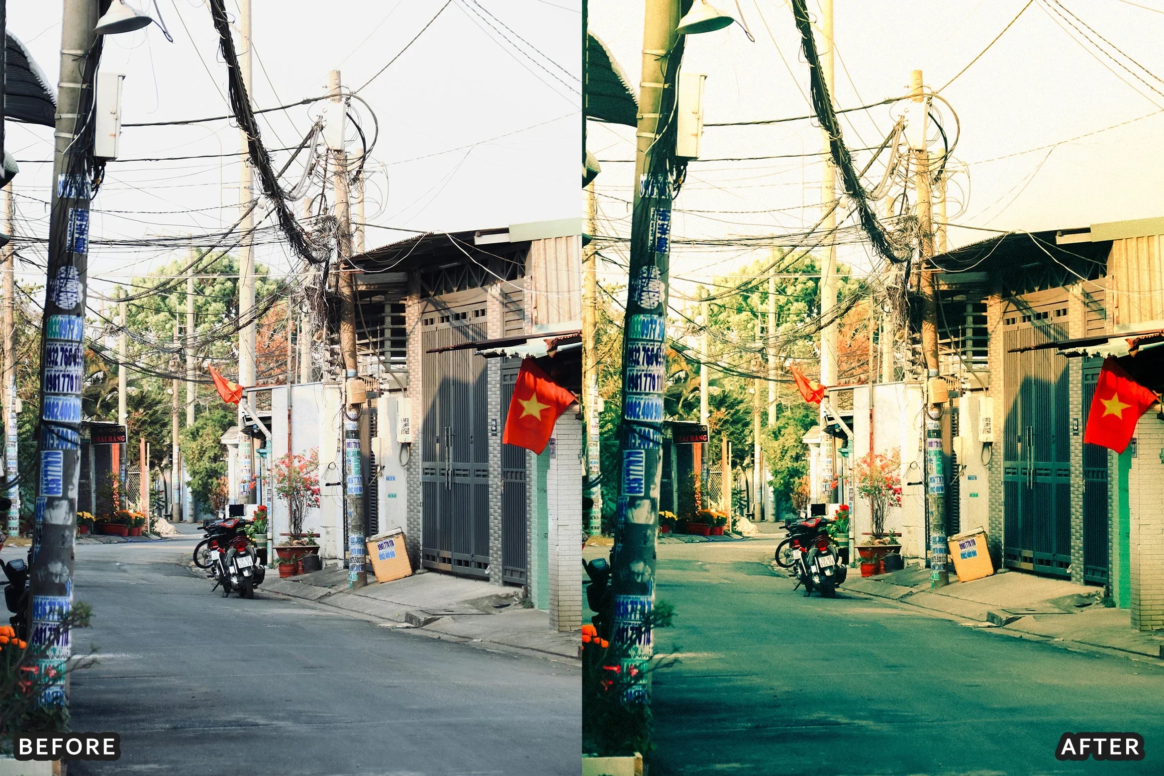 AI-Optimized Warm Pastel Street Film Lightroom Presets - Lightroom Presets - by AAA Presets