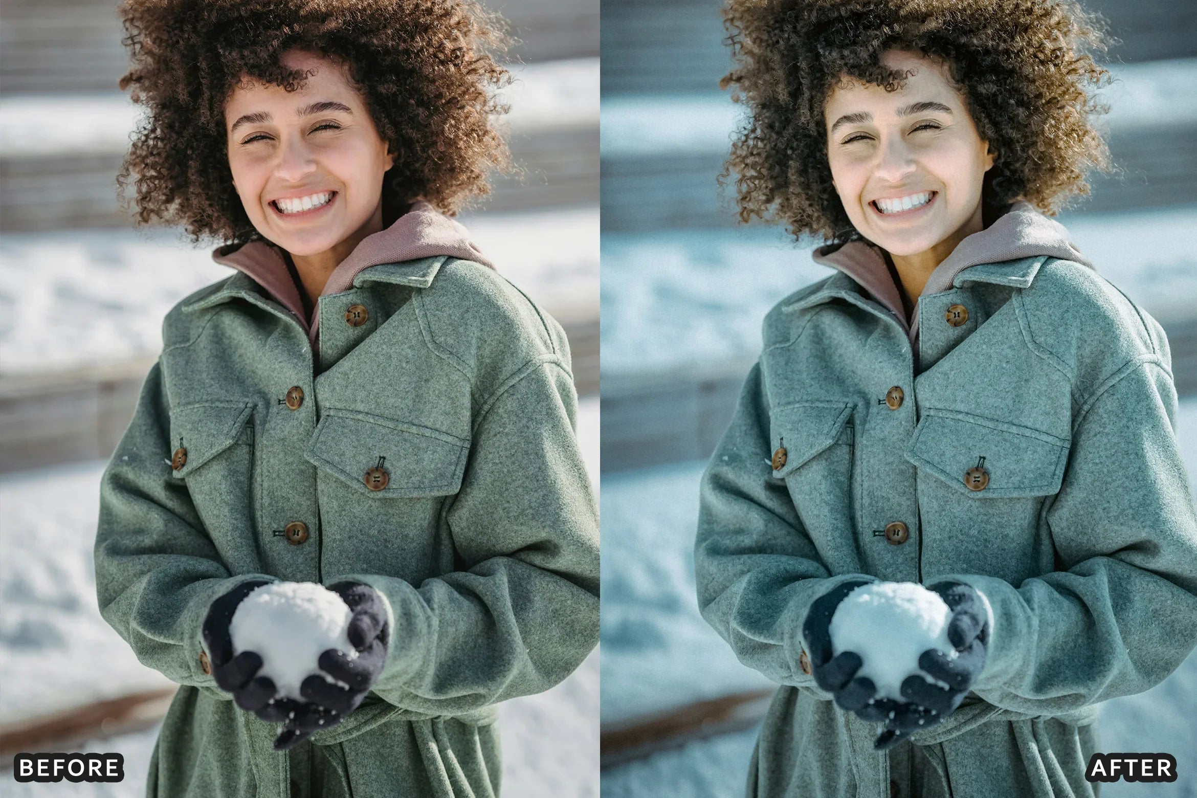 AI-Optimized Winter Sun Snow Portrait Lightroom Presets - Lightroom Presets - by AAA Presets