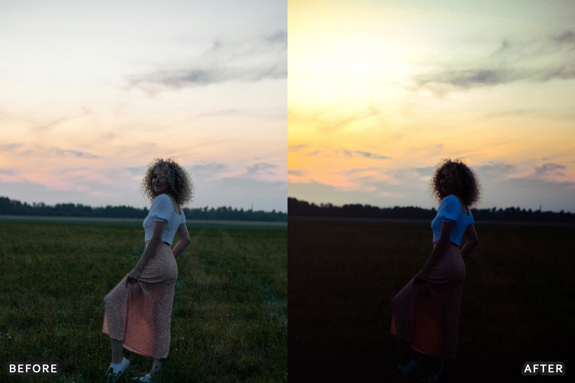 AI-Optimized Cinematic Golden Garden Lightroom Presets