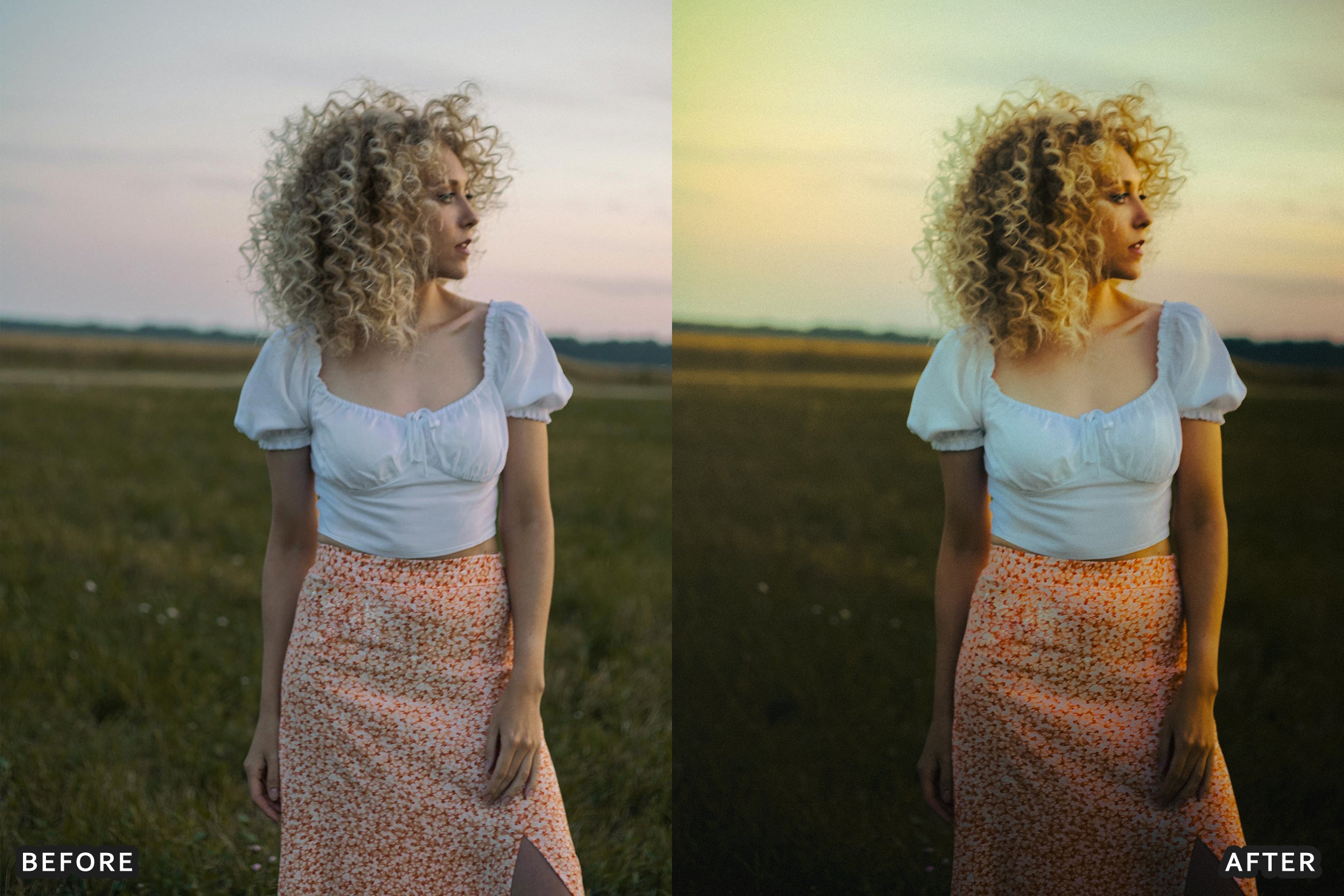 AI-Optimized Cinematic Golden Garden Lightroom Presets