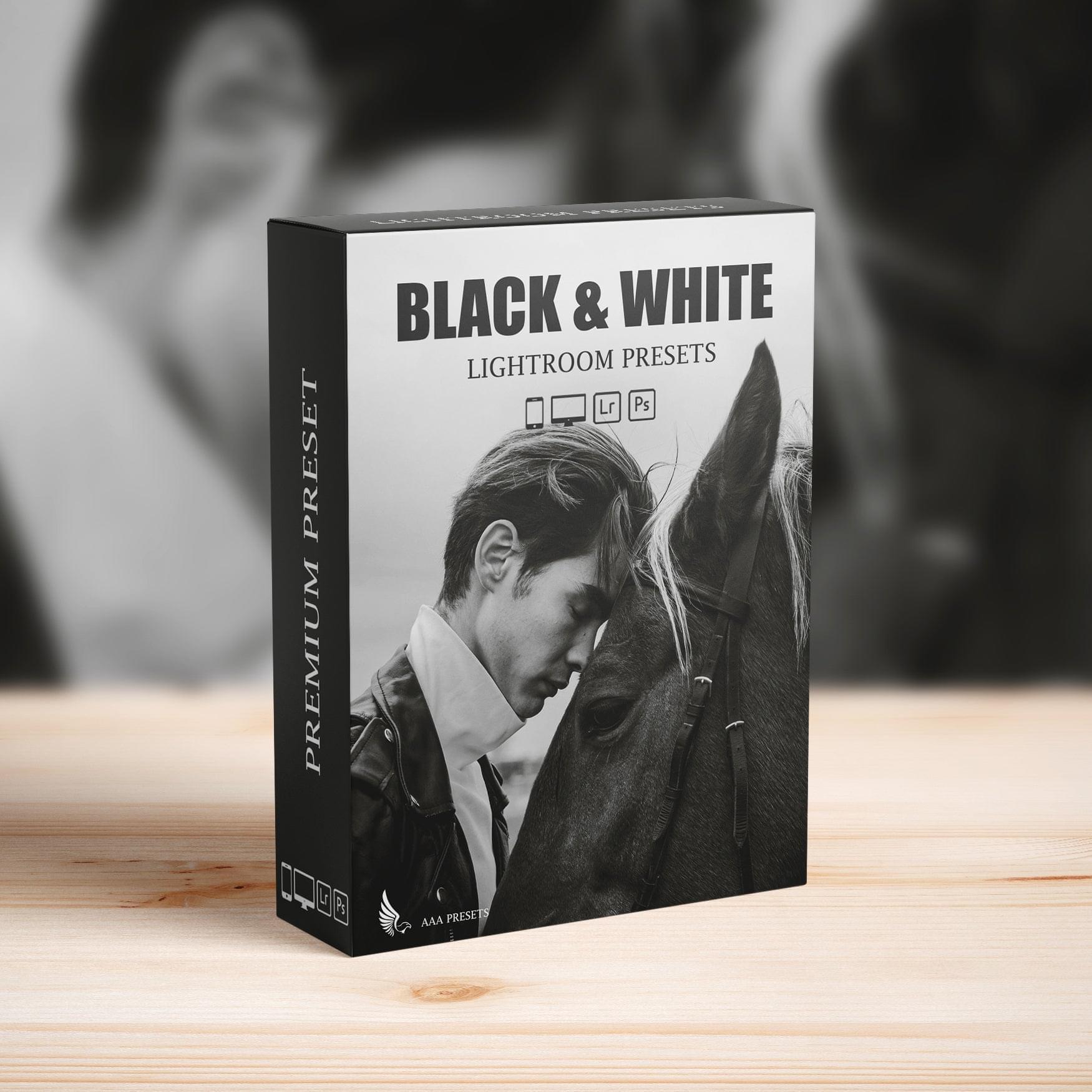 Black and White lightroom preset - Lightroom Presets - by AAA Presets