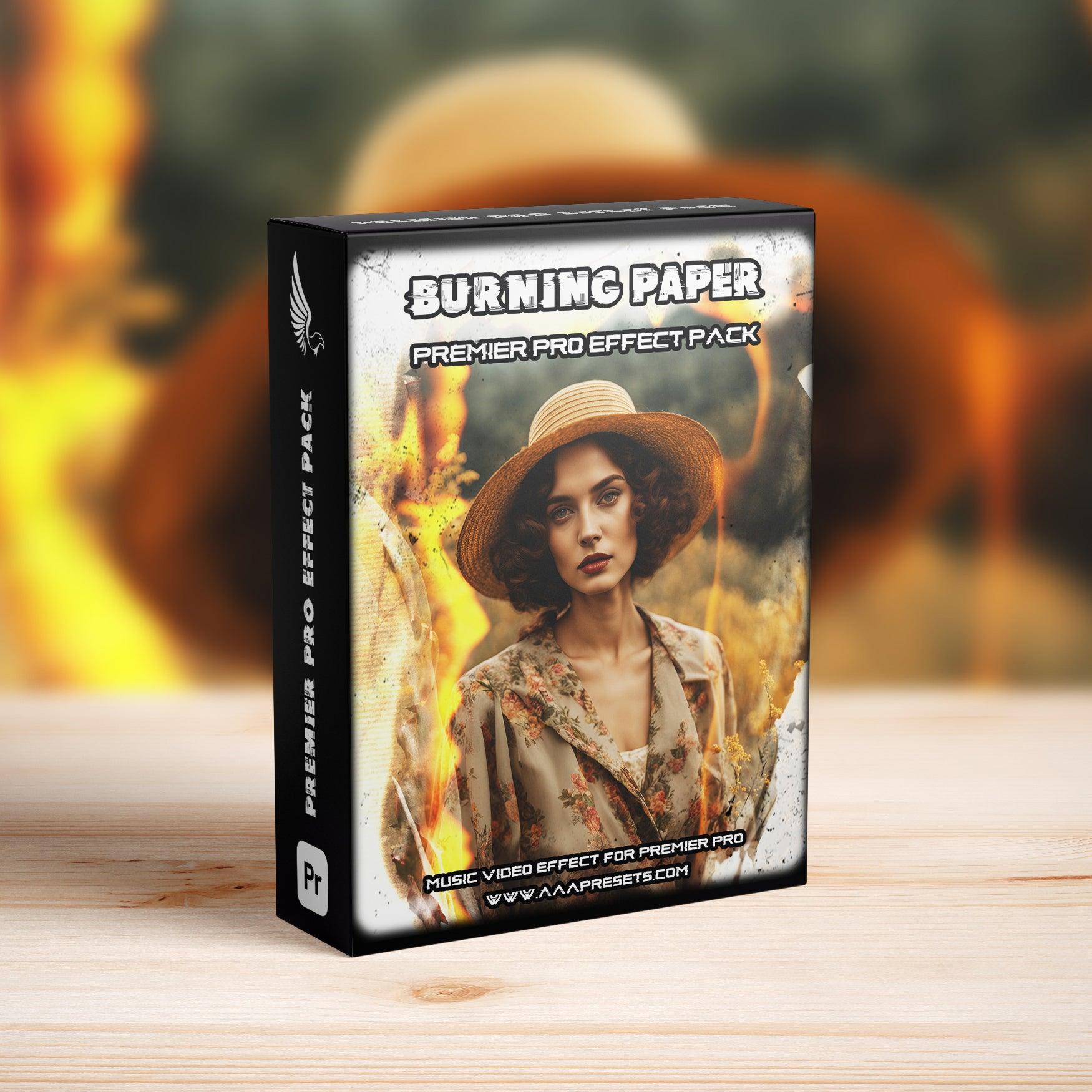 Burning Paper Transition in Premiere Pro - Premiere Pro Transitions - by AAA Presets