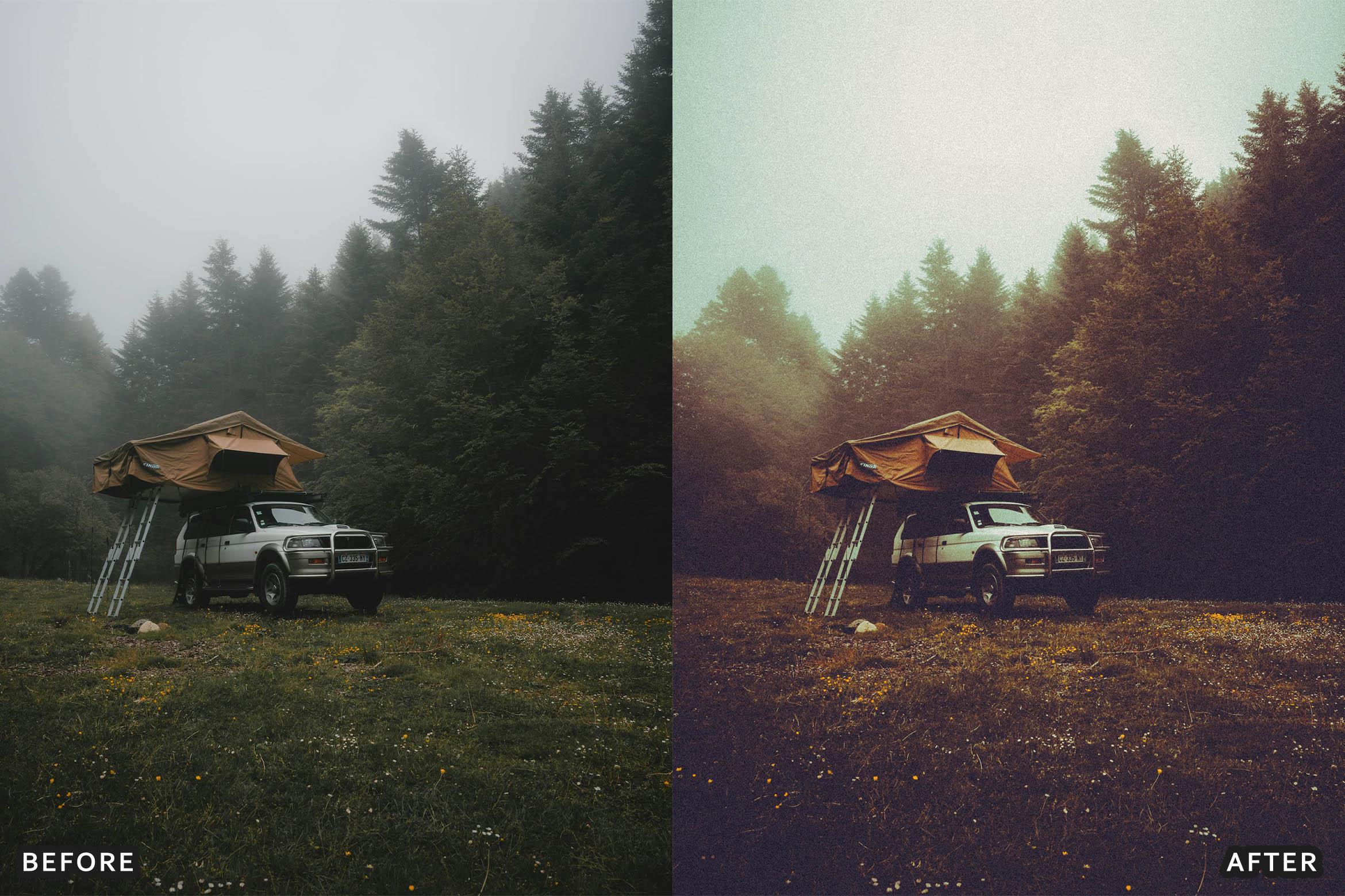 Cinematic Camping Adventure Lightroom Presets - Lightroom Presets - by AAA Presets