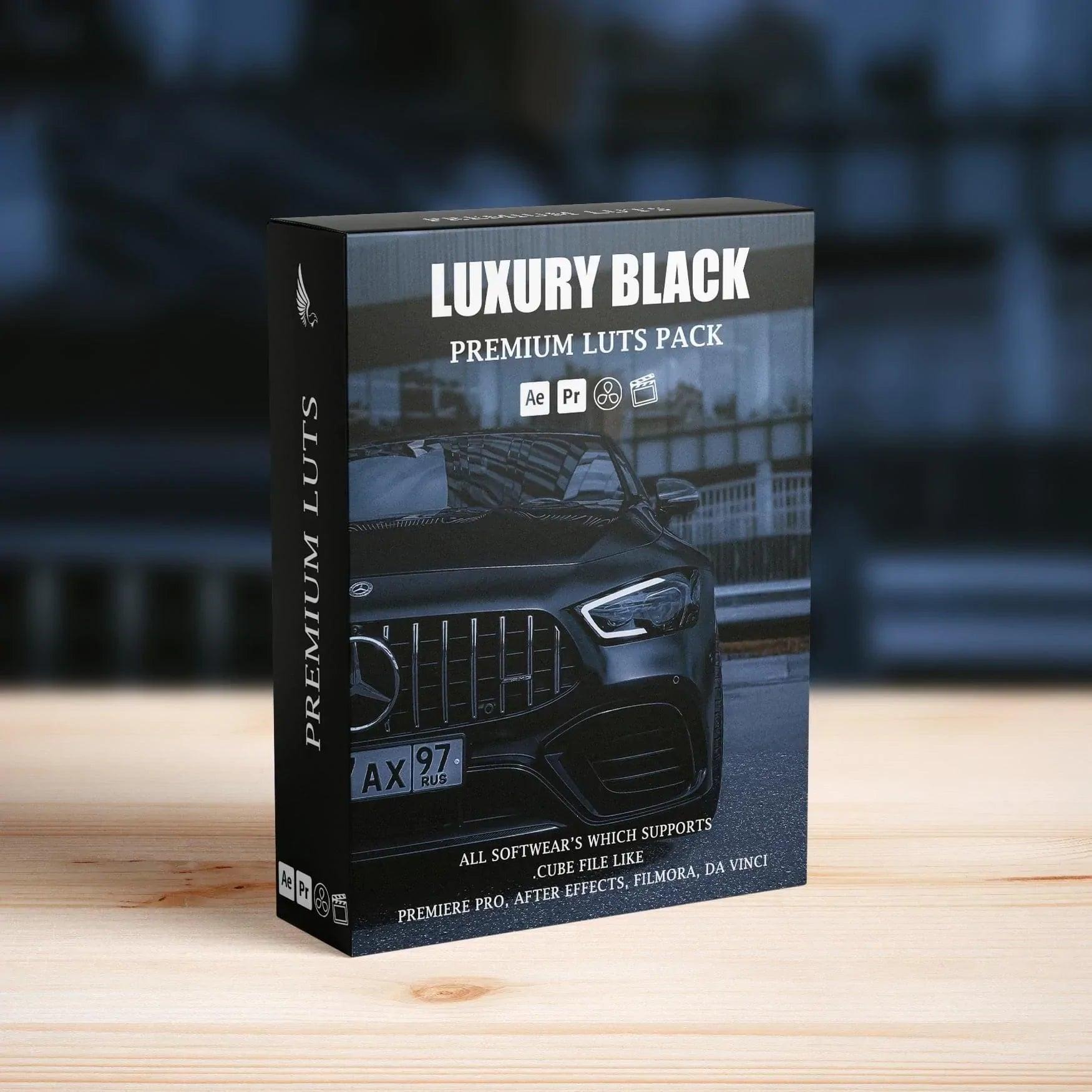 Cinematic Luxury Black Cinematic Video LUTs Pack - Video LUTs - by AAA Presets