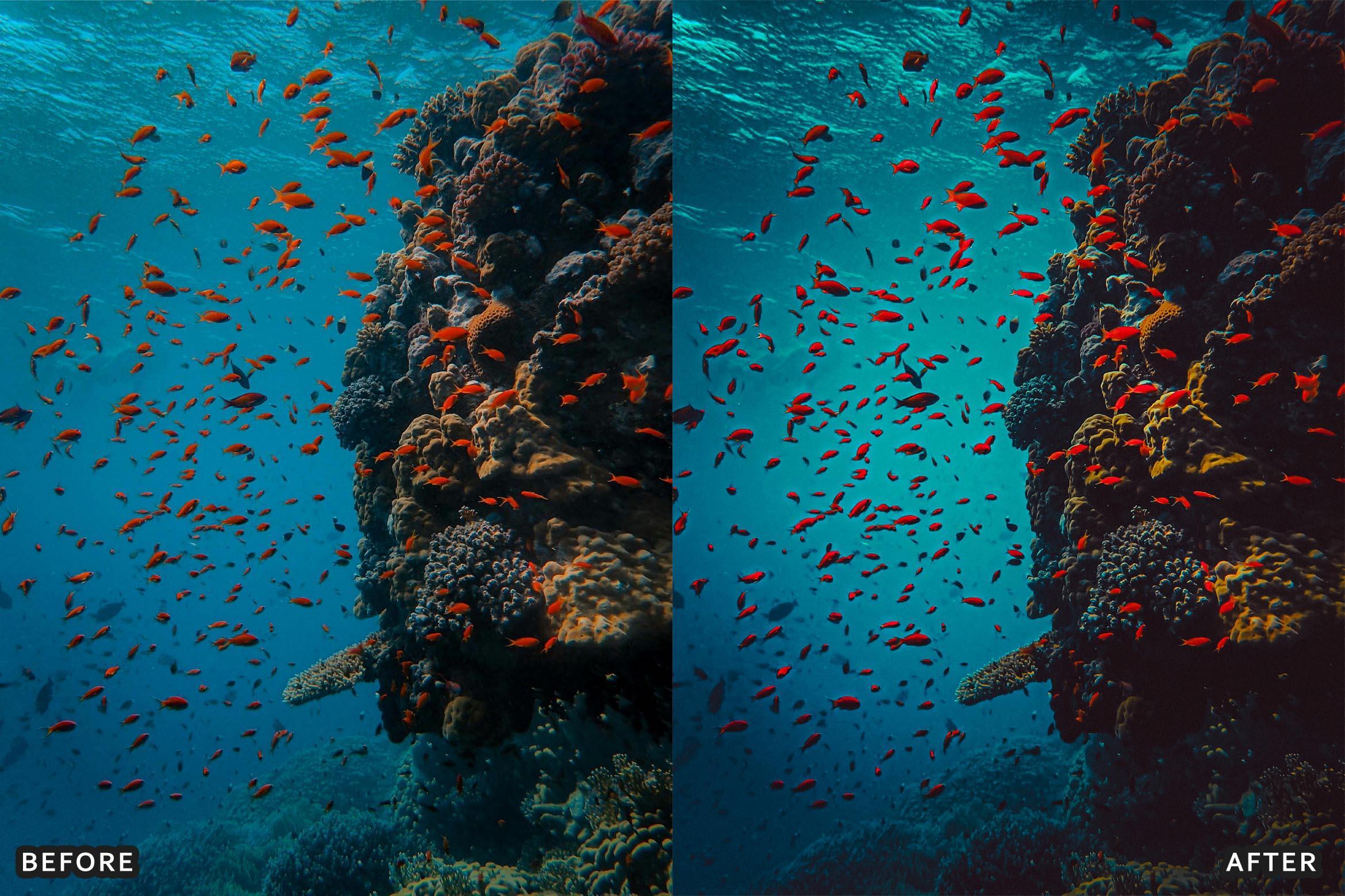 Cinematic Underwater Lightroom Presets Pack - Lightroom Presets - by AAA Presets