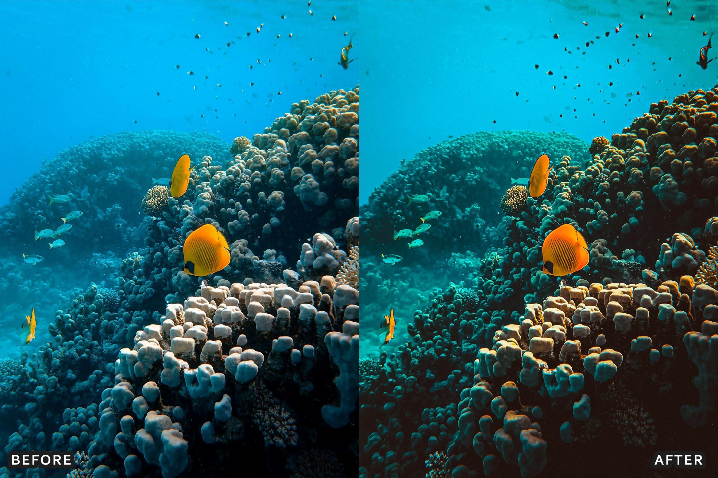 Cinematic Underwater Lightroom Presets Pack - Lightroom Presets - by AAA Presets