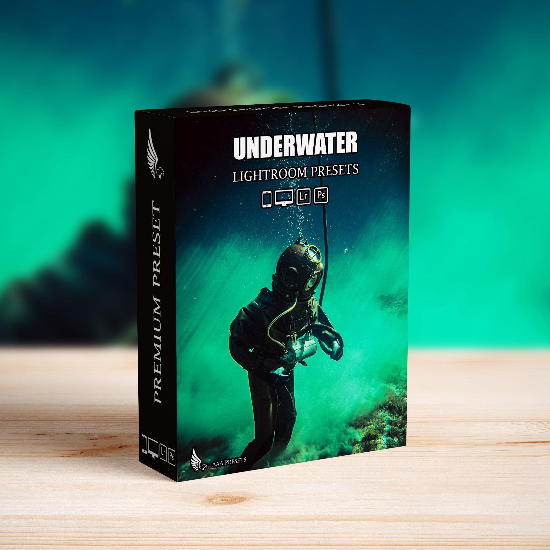 Cinematic Underwater Lightroom Presets Pack - Lightroom Presets - by AAA Presets