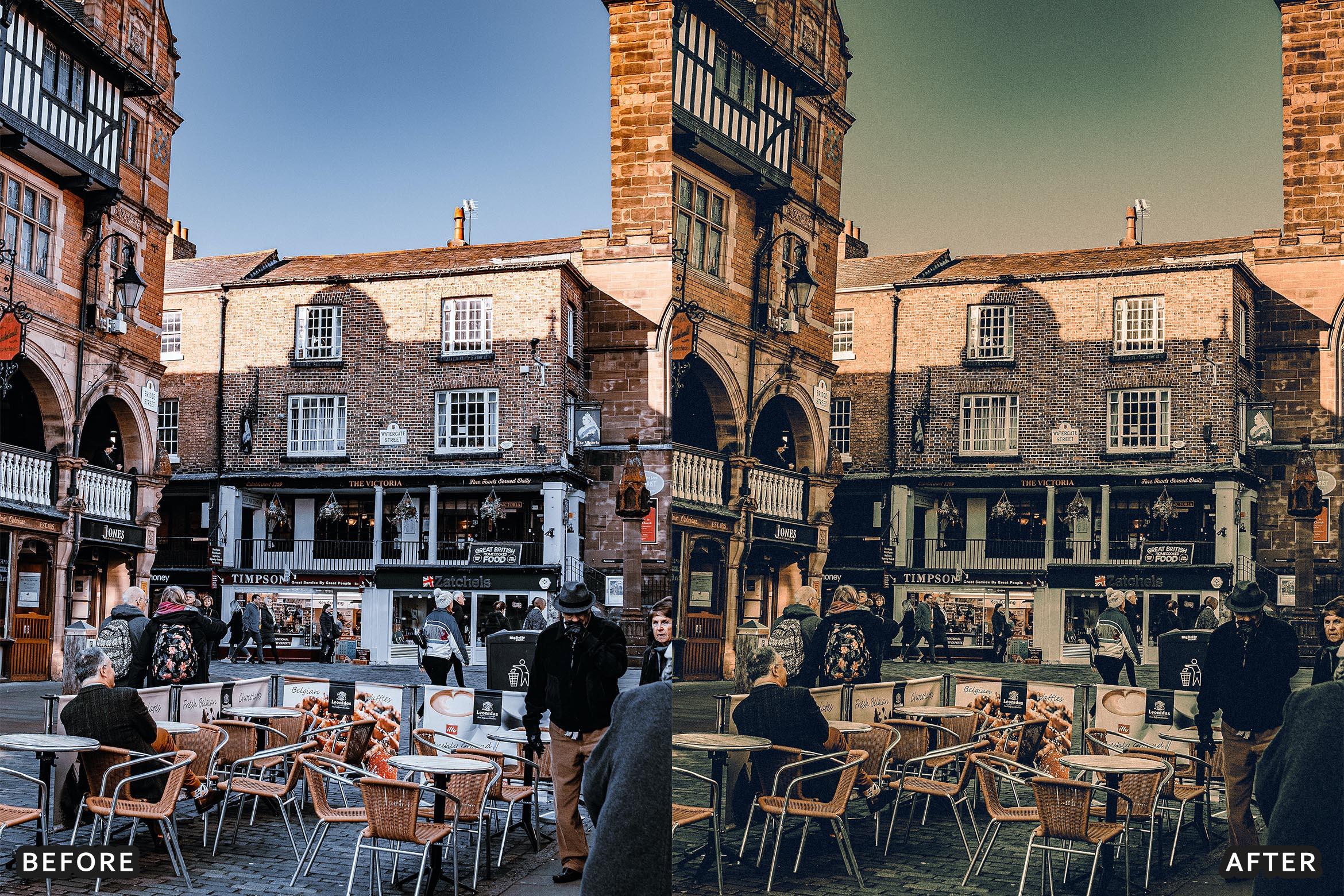 Dark and Moody Street Cinematic Film Look Presets - Lightroom Presets - by AAA Presets