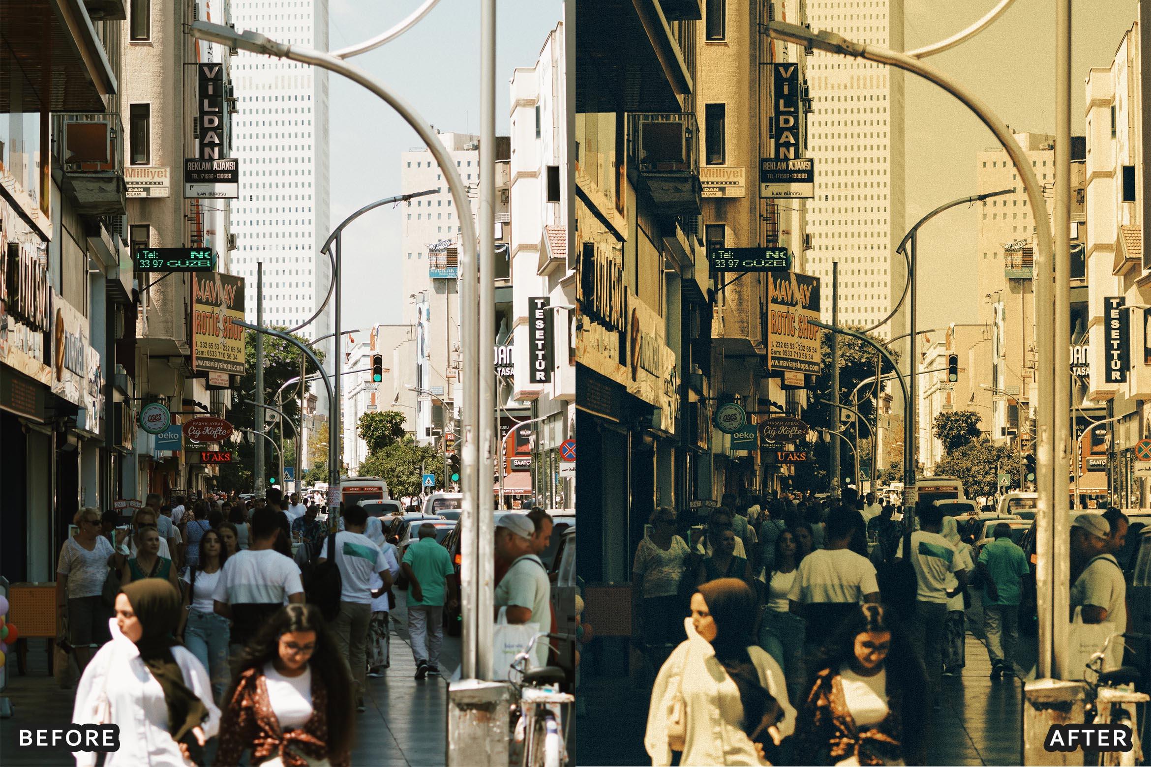 Dark and Moody Street Cinematic Film Look Presets - Lightroom Presets - by AAA Presets