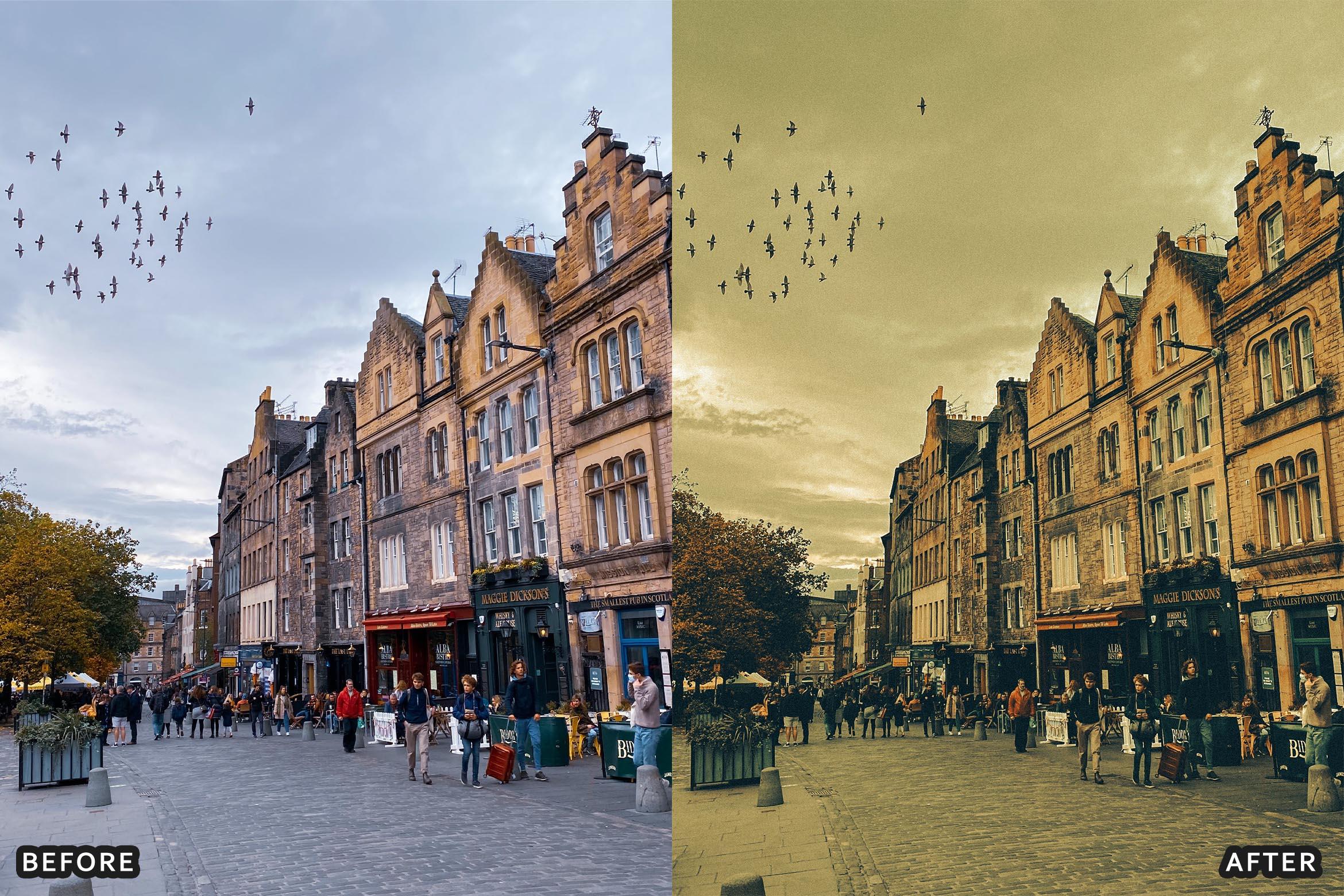 Dark and Moody Street Cinematic Film Look Presets - Lightroom Presets - by AAA Presets