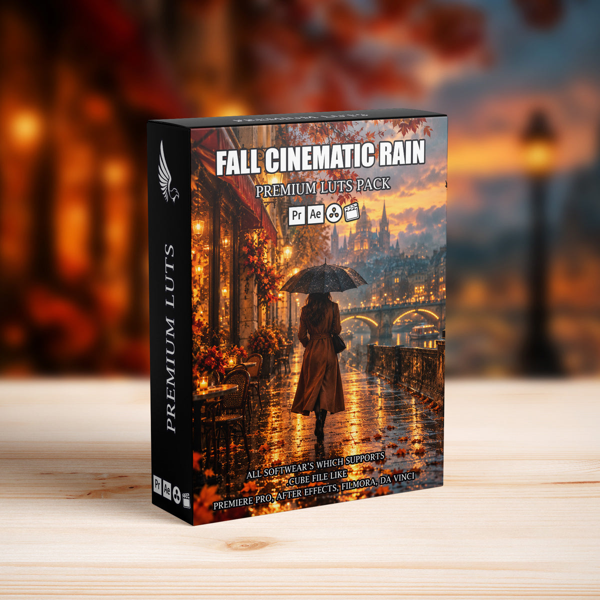 Fall Cinematic Rain Film LUTs square product cover
