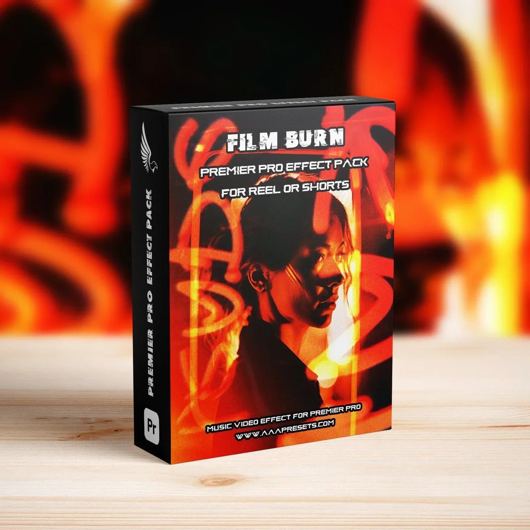 Film Burn Transition for Premiere Pro – Perfect for Reels, Shorts & TikTok - Premiere Pro Transitions for vertical - by AAA Presets