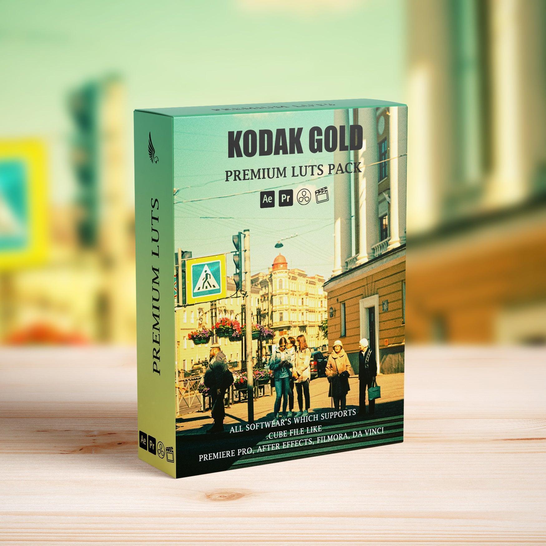 Kodak Gold LUTs Presets For Color Grading Footage - Video LUTs - by AAA Presets