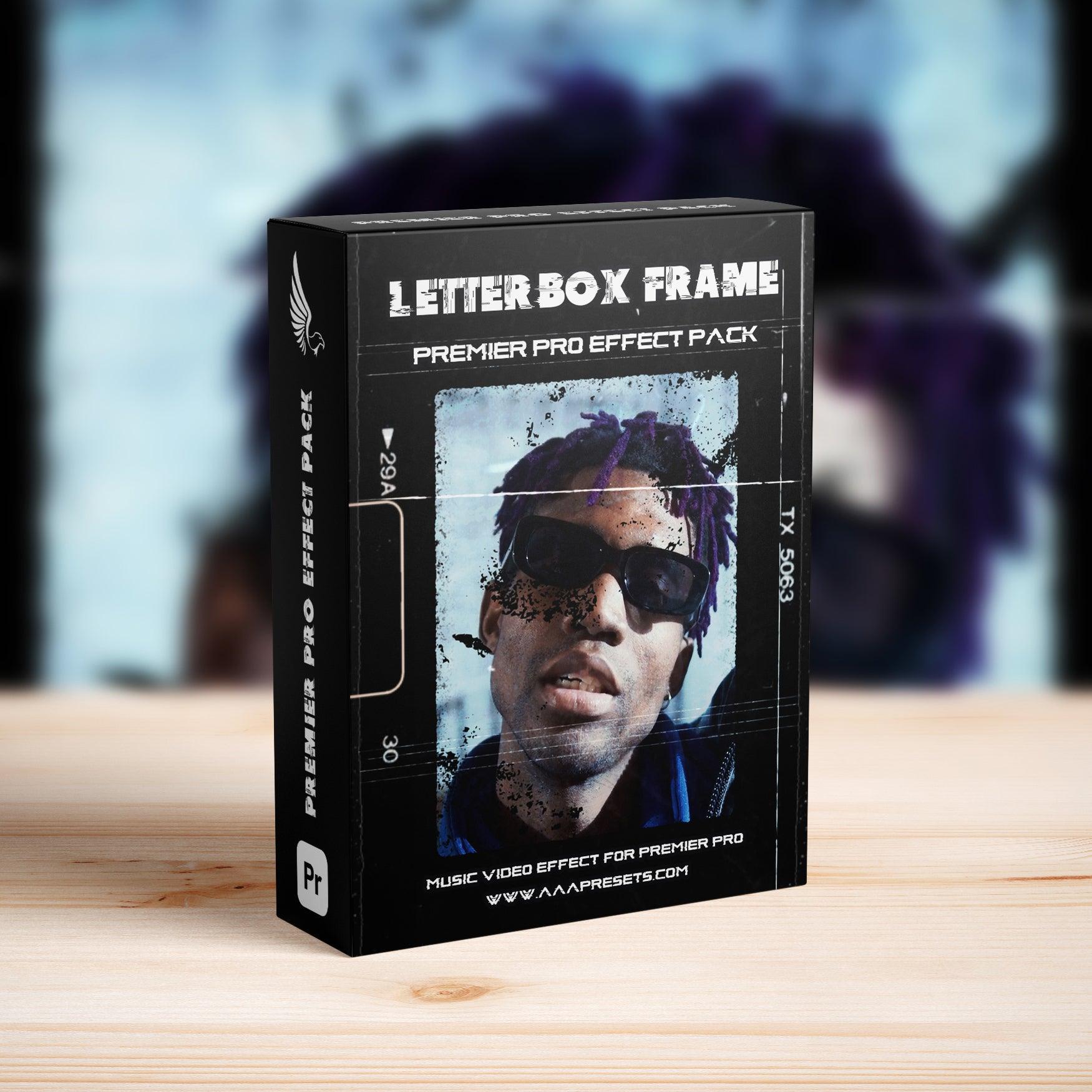 Letterbox Film Frame Overlays in Premiere Pro - Premiere Pro Transitions - by AAA Presets