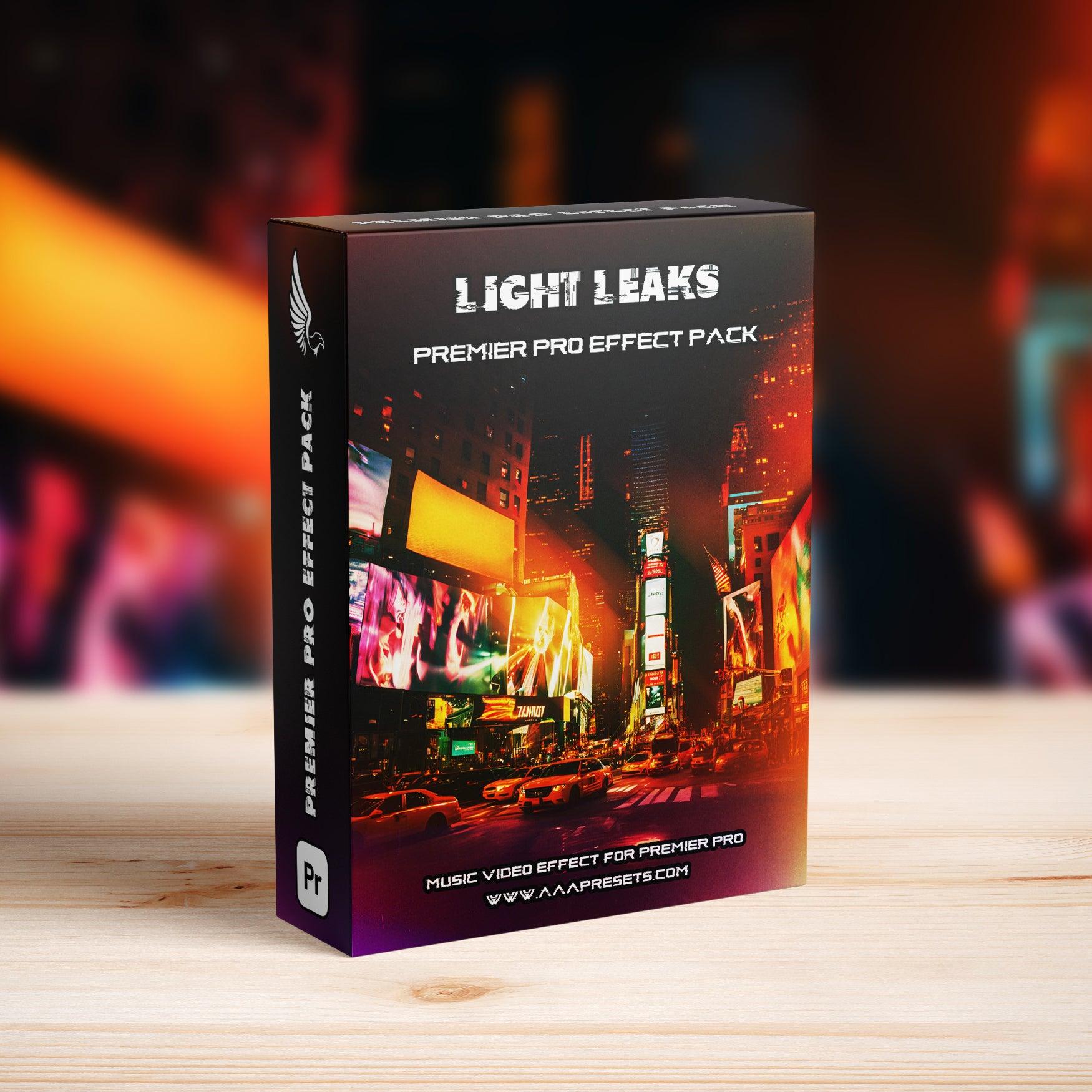 Light Leaks Transitions for Premiere Pro - Premiere Pro Transitions - by AAA Presets