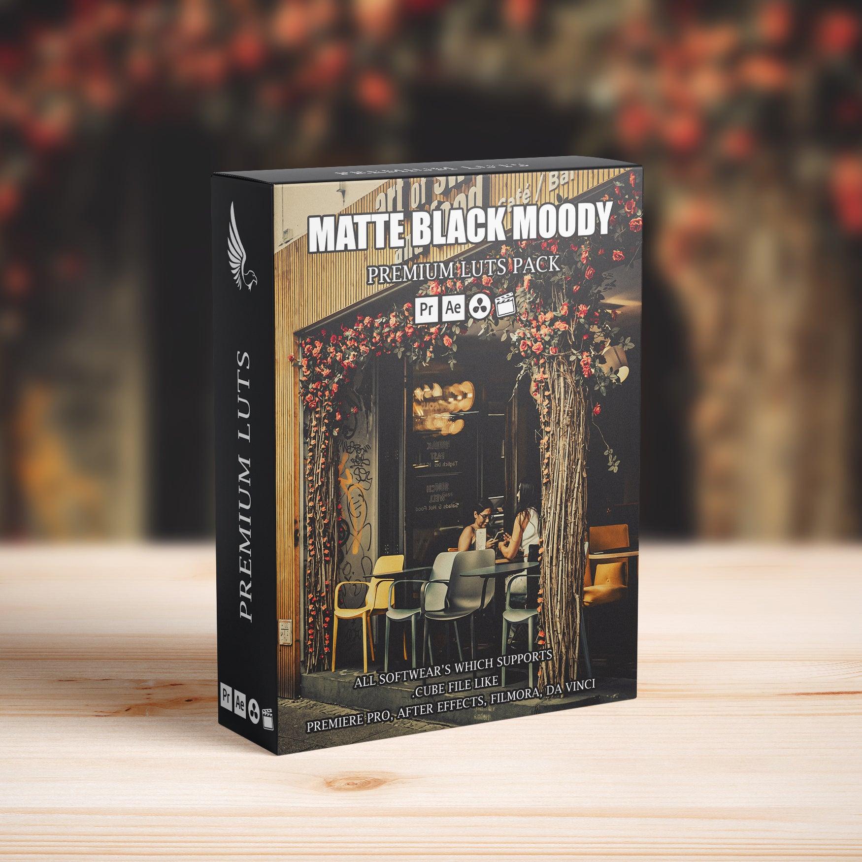 Matte Black Cinematic Moody LUTs Pack - Video LUTs - by AAA Presets