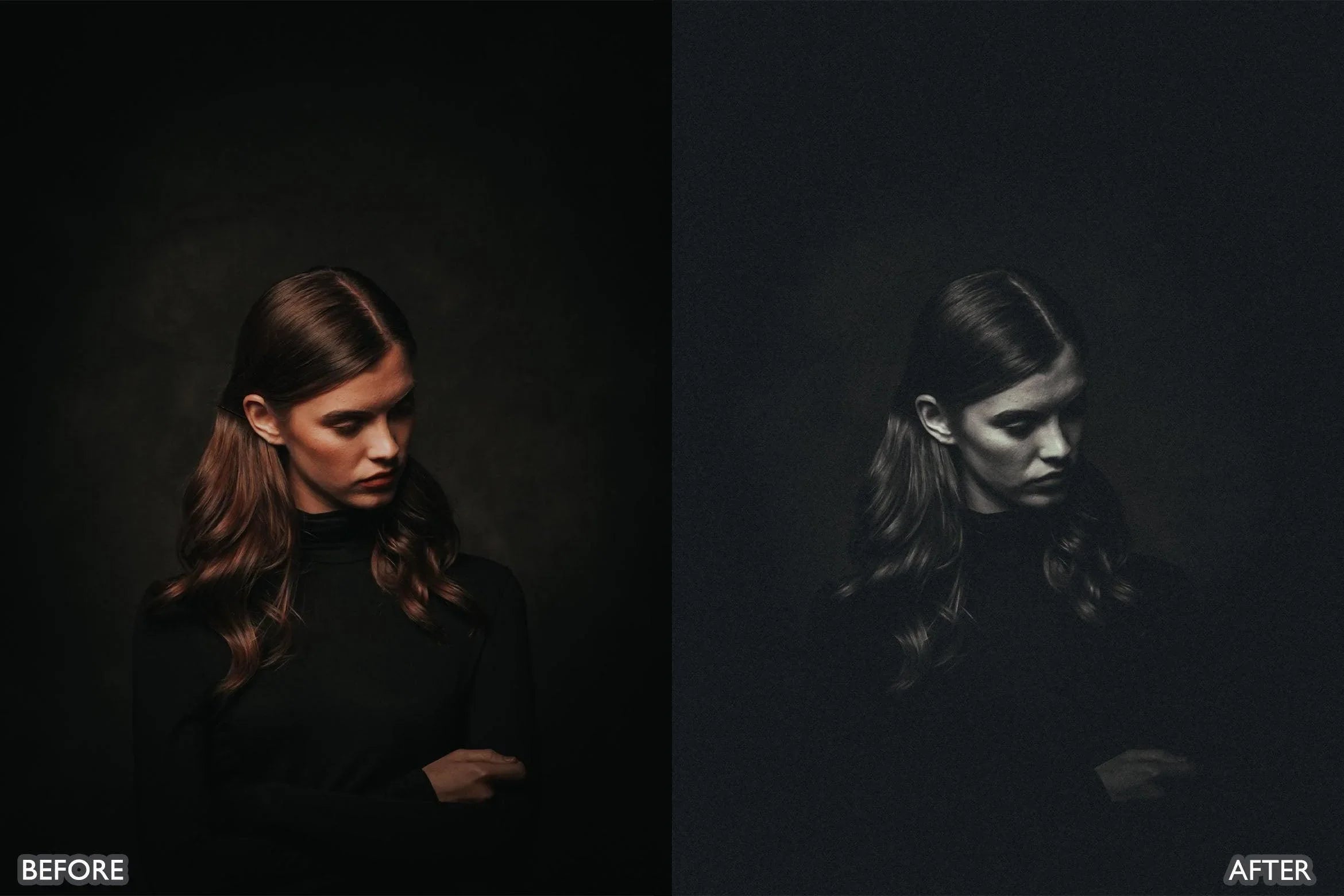 Monochrome Portrait Lightroom Presets - Lightroom Presets - by AAA Presets