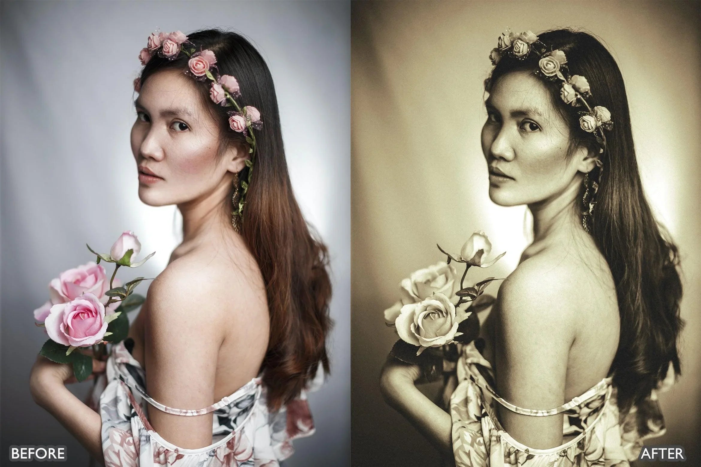 Monochrome Portrait Lightroom Presets - Lightroom Presets - by AAA Presets