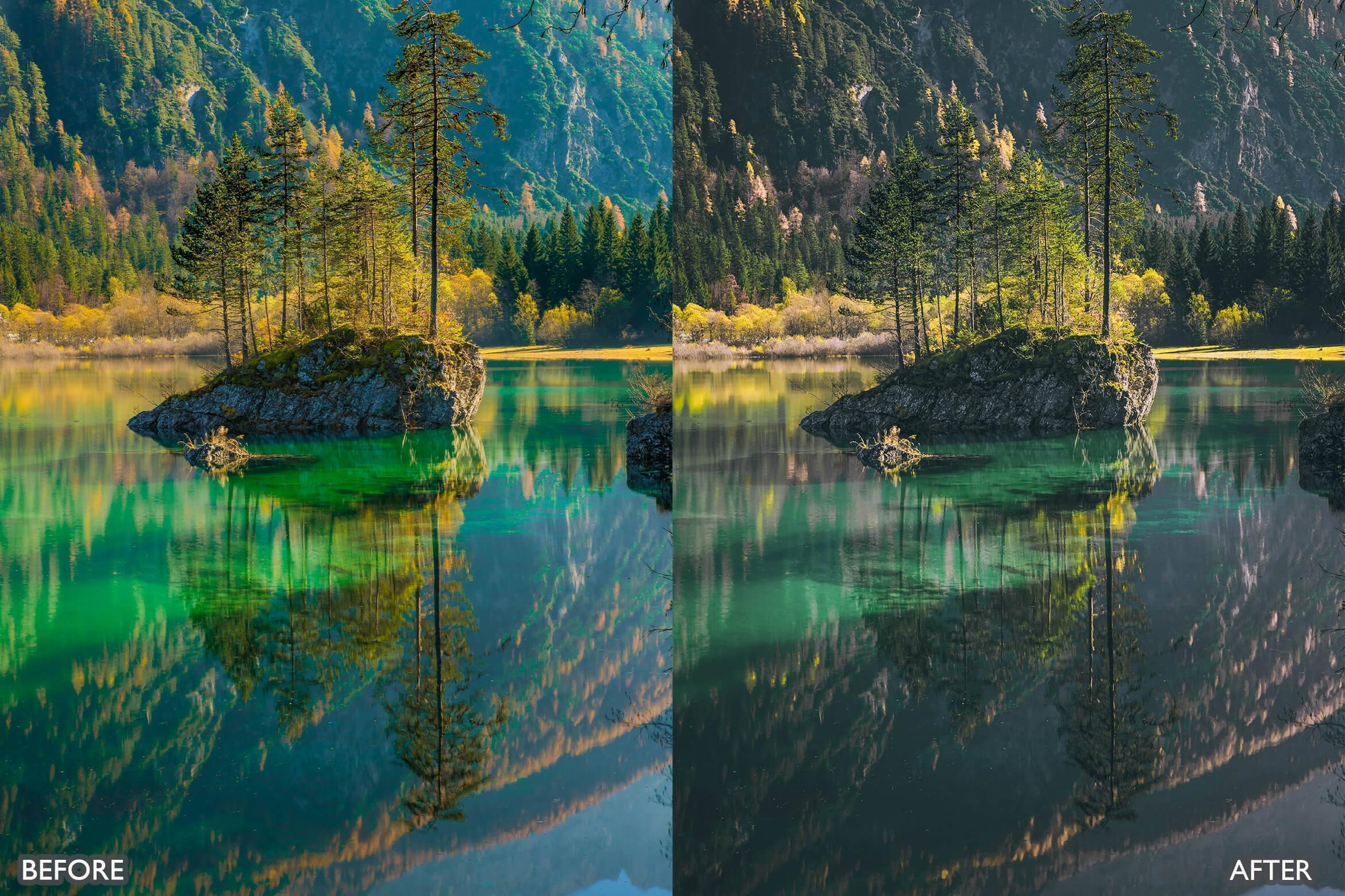 Moody Dark Green Lightroom Presets - Lightroom Presets - by AAA Presets