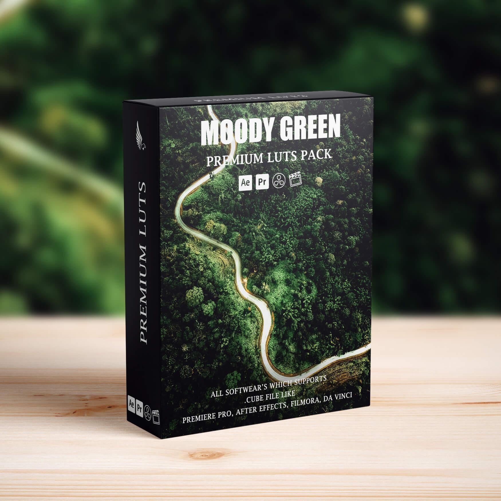Moody Green Drone LUTs Pack - Video LUTs - by AAA Presets