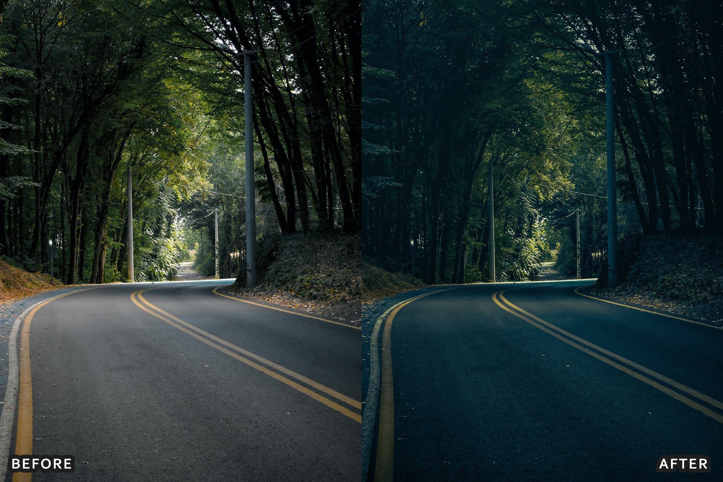 AI-Optimized Moody Cinematic Film Roads Lightroom Presets Pack - Lightroom Presets - by AAA Presets