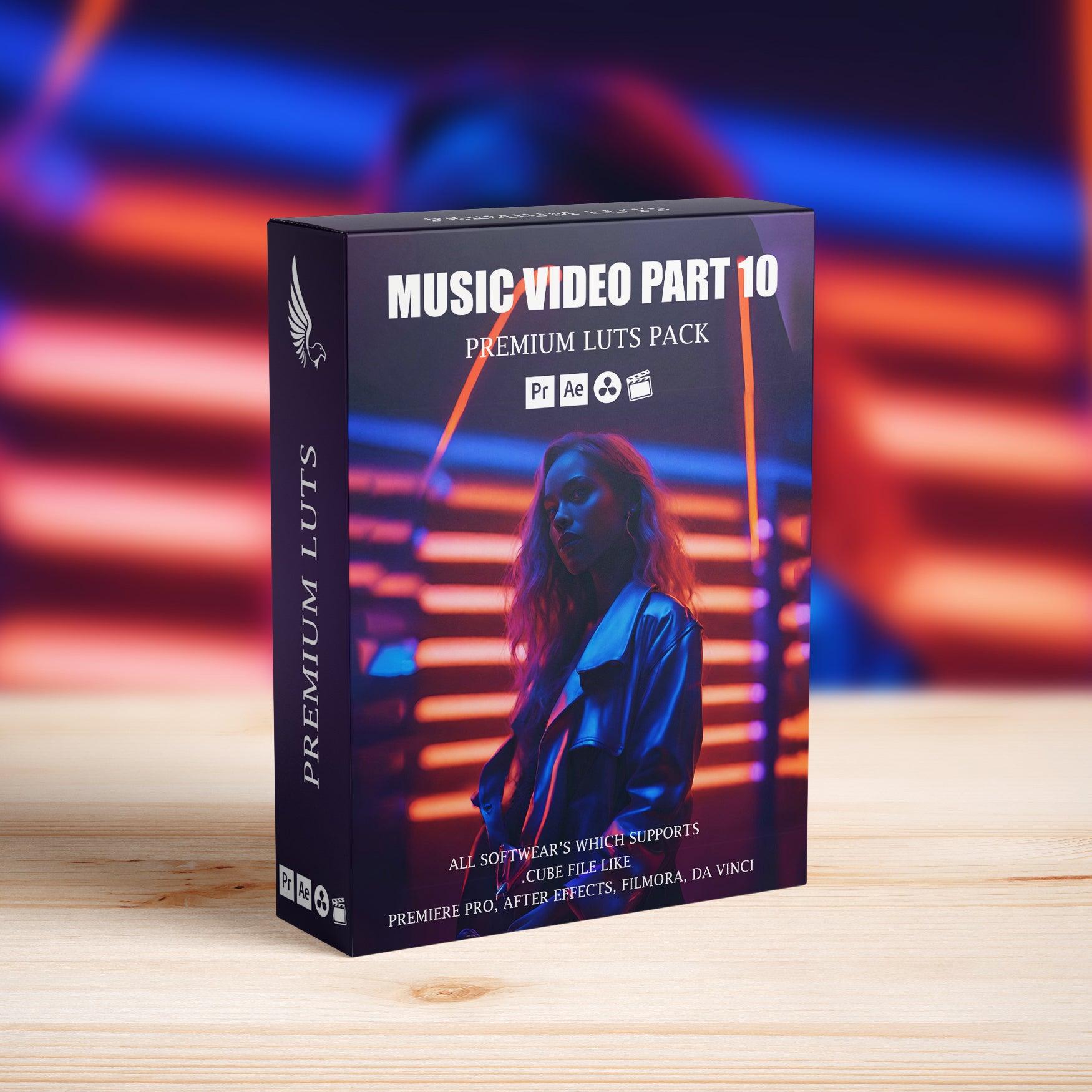 Music Video Color Grading Cinematic LUTS Pack - Part 10 - Music Video LUTs Bundle Part - by AAA Presets