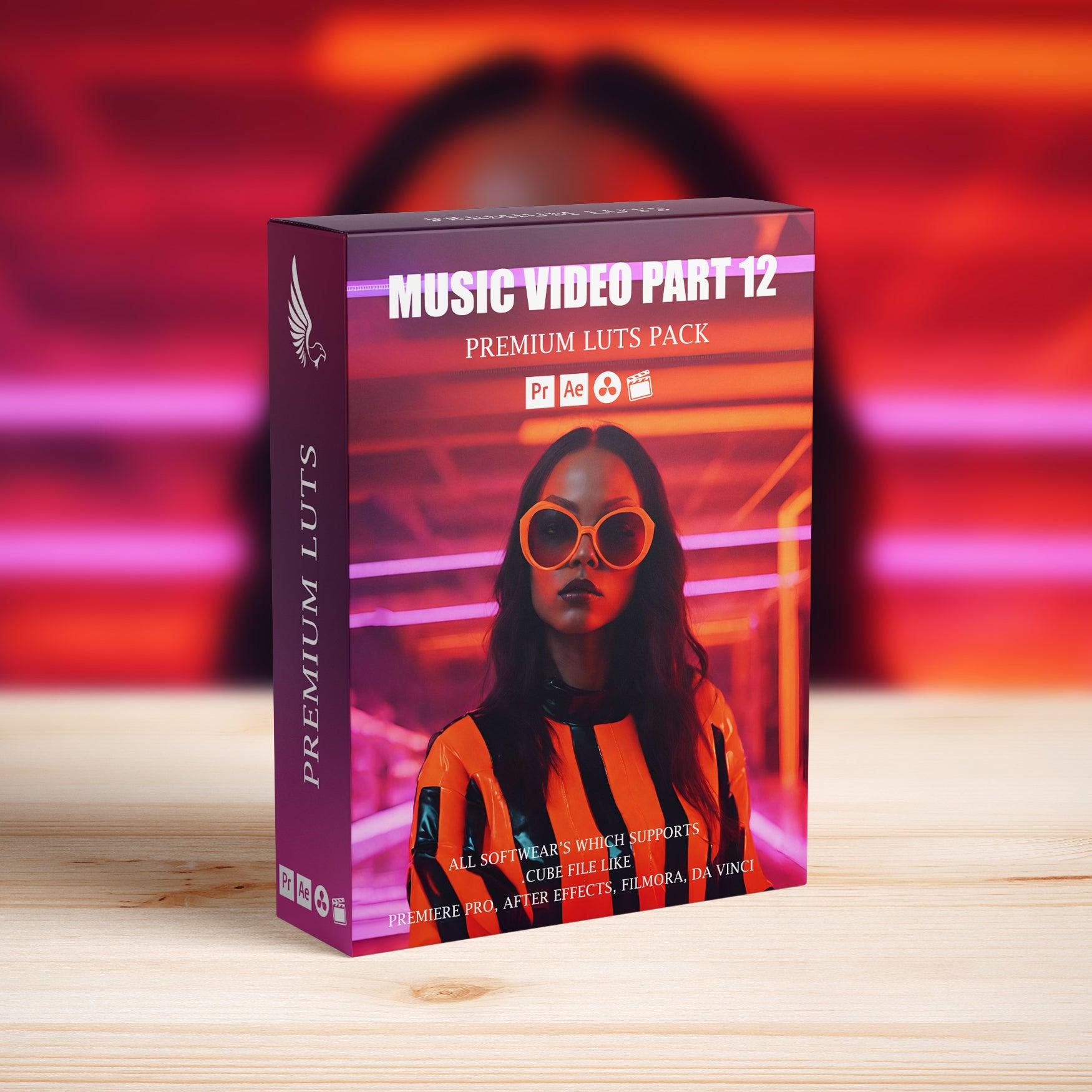 Music Video Color Grading Cinematic LUTS Pack - Part 12 - Music Video LUTs Bundle Part - by AAA Presets