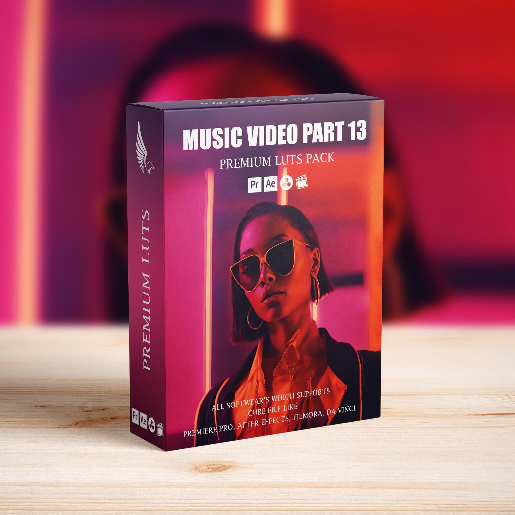 Music Video Color Grading Cinematic LUTS Pack - Part 13 - Music Video LUTs Bundle Part - by AAA Presets