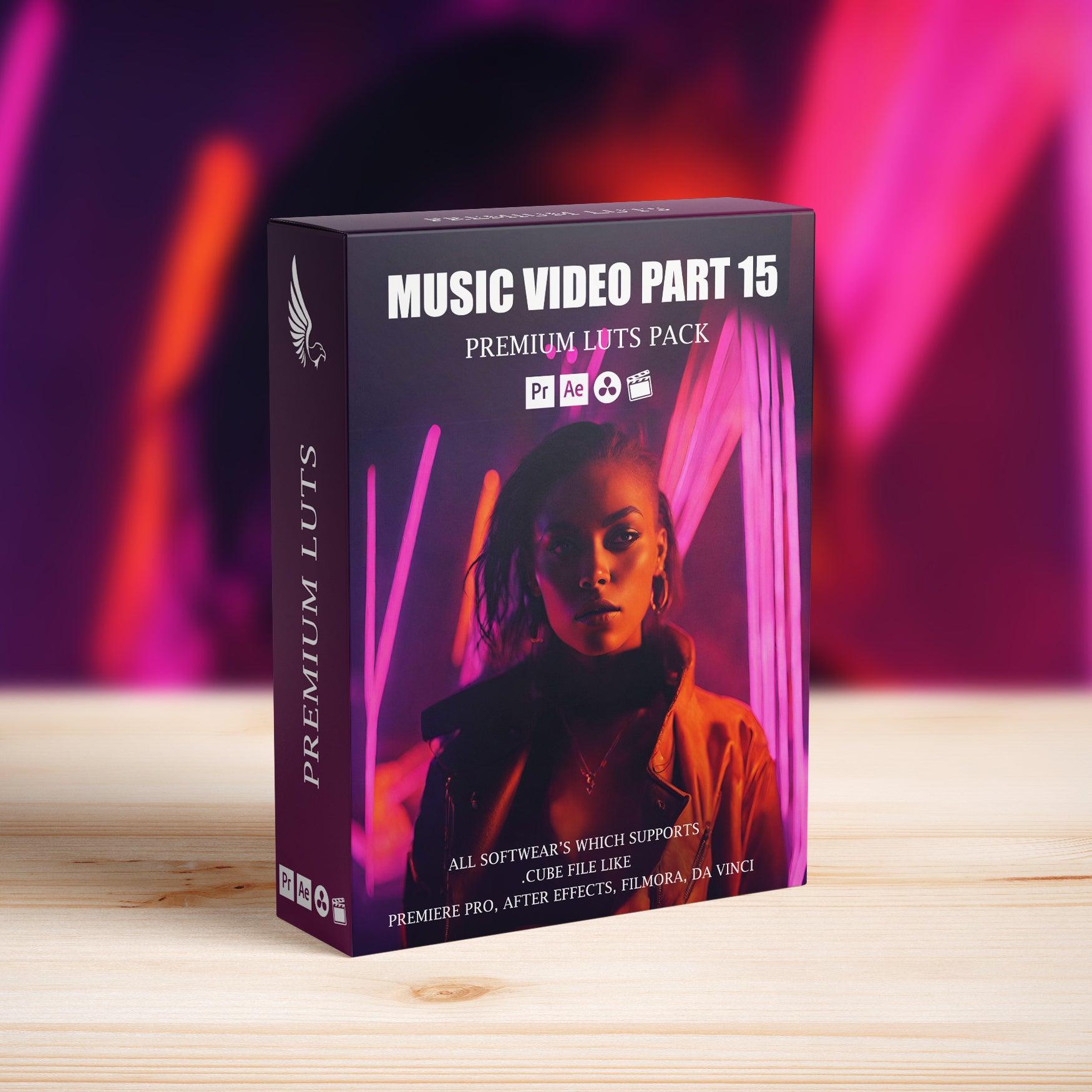 Music Video Color Grading Cinematic LUTS Pack - Part 15 - Music Video LUTs Bundle Part - by AAA Presets