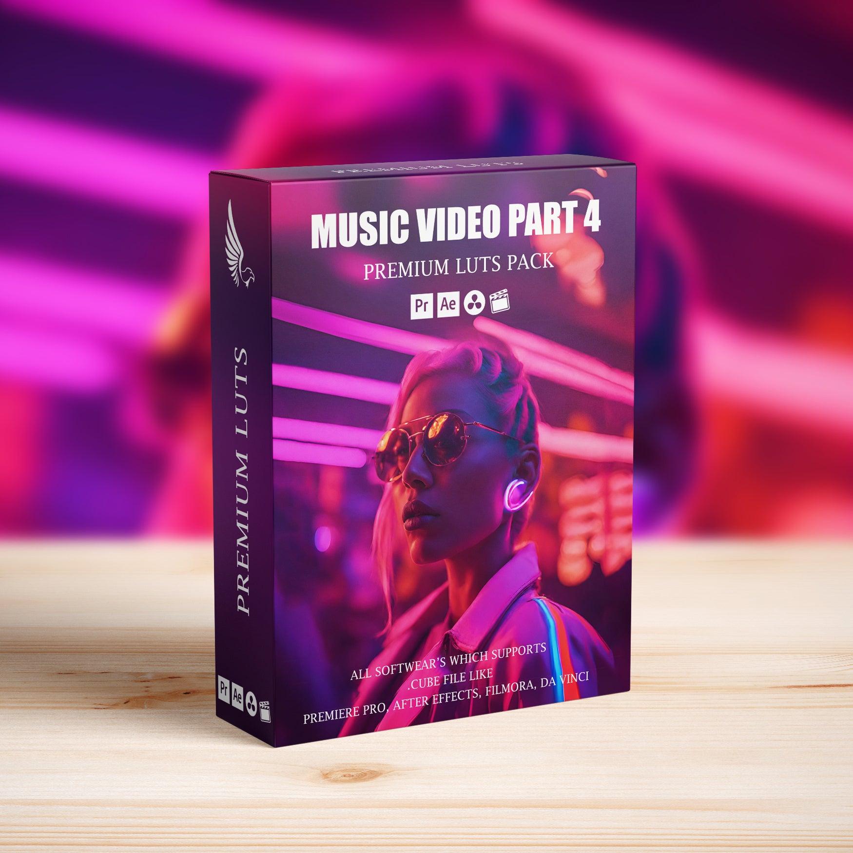 Music Video Color Grading Cinematic LUTS Pack - Part 4 - Music Video LUTs Bundle Part - by AAA Presets