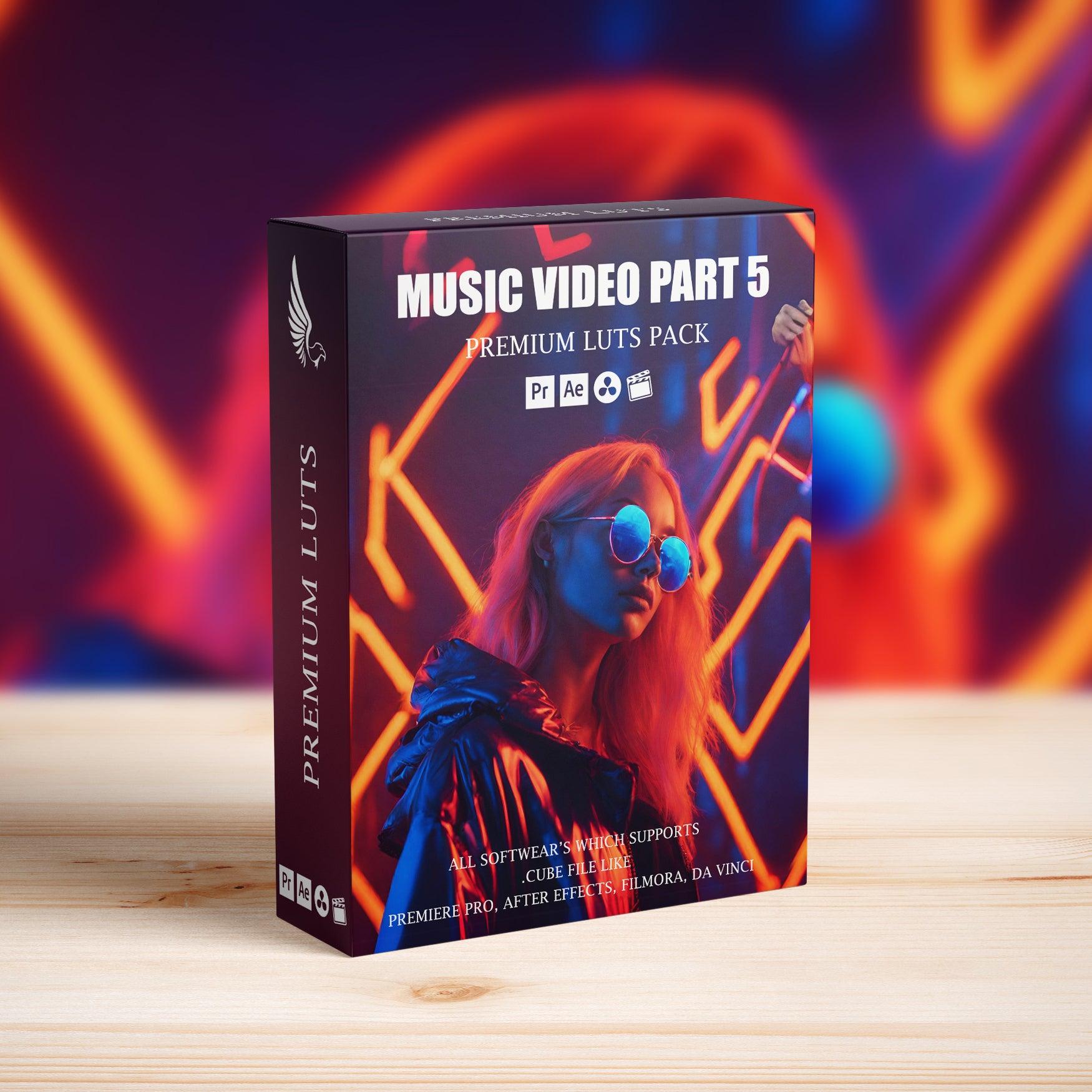 Music Video Color Grading Cinematic LUTS Pack - Part 5 - Music Video LUTs Bundle Part - by AAA Presets