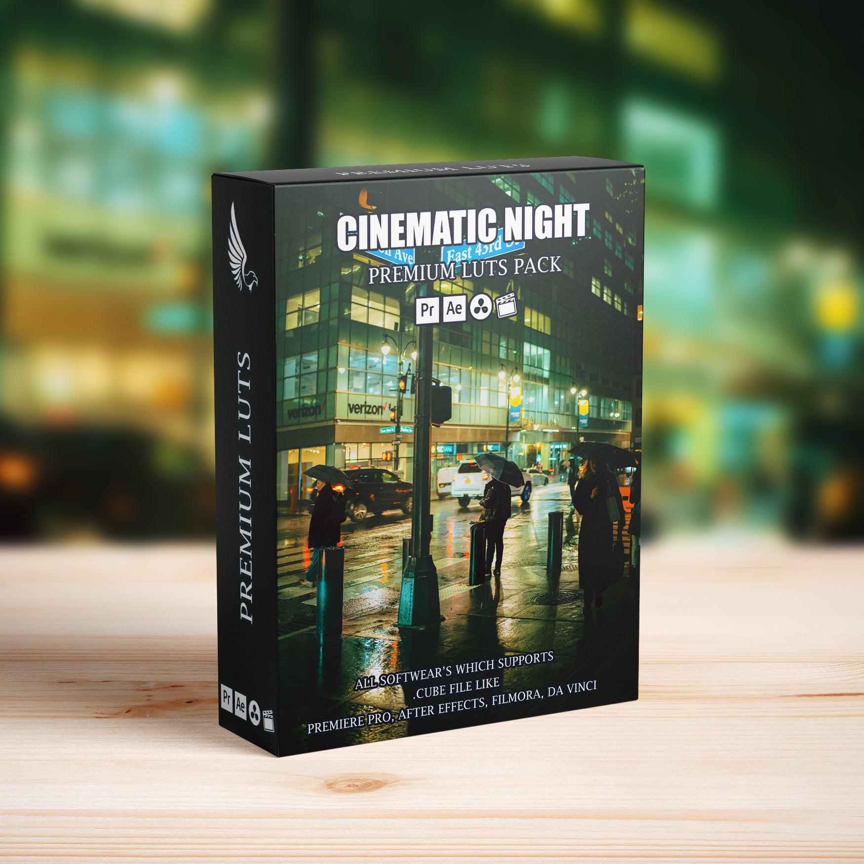 Night Cinematic Film Look LUTs Pack - Video LUTs - by AAA Presets