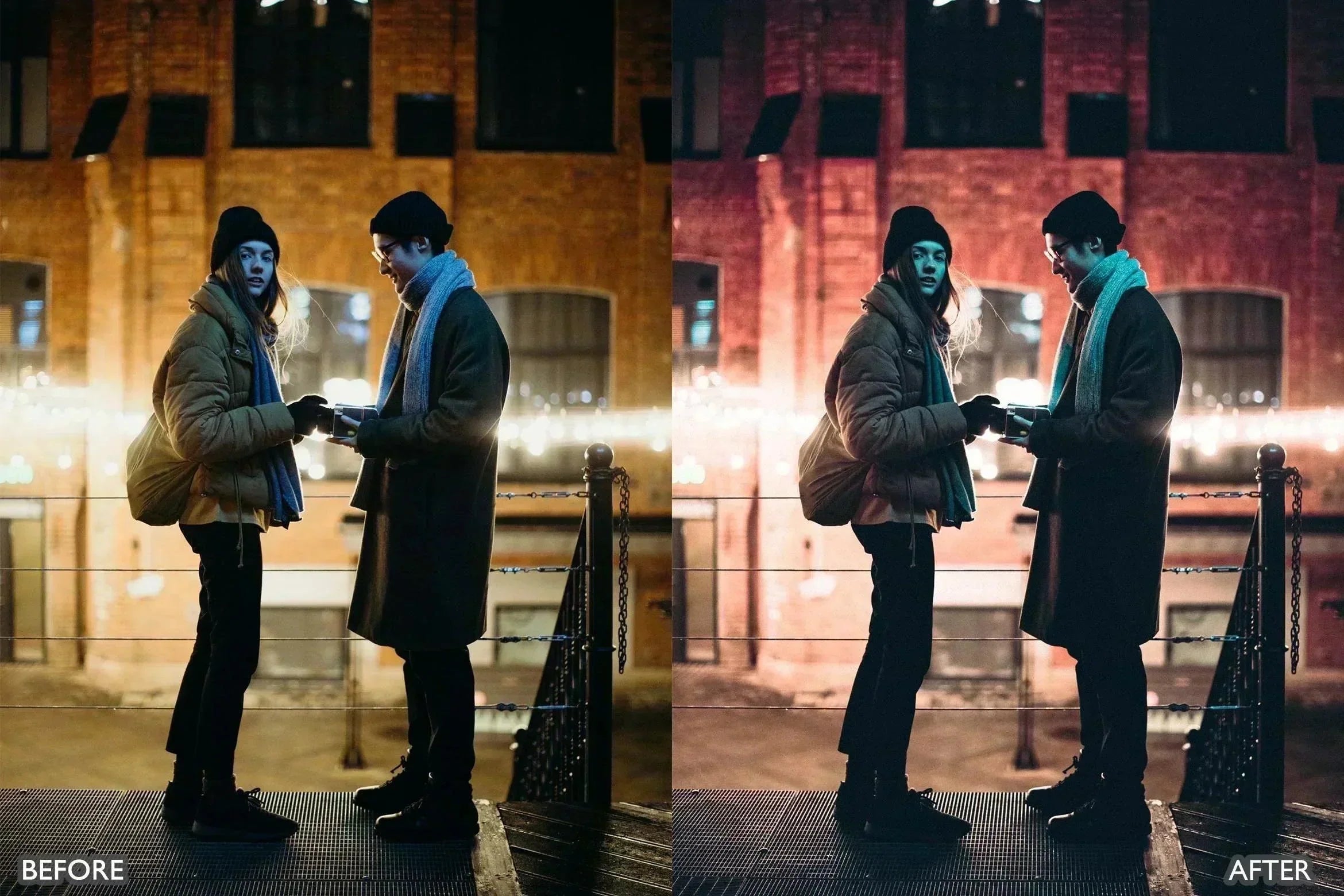 Night City Neon Light Presets - Lightroom Presets - by AAA Presets