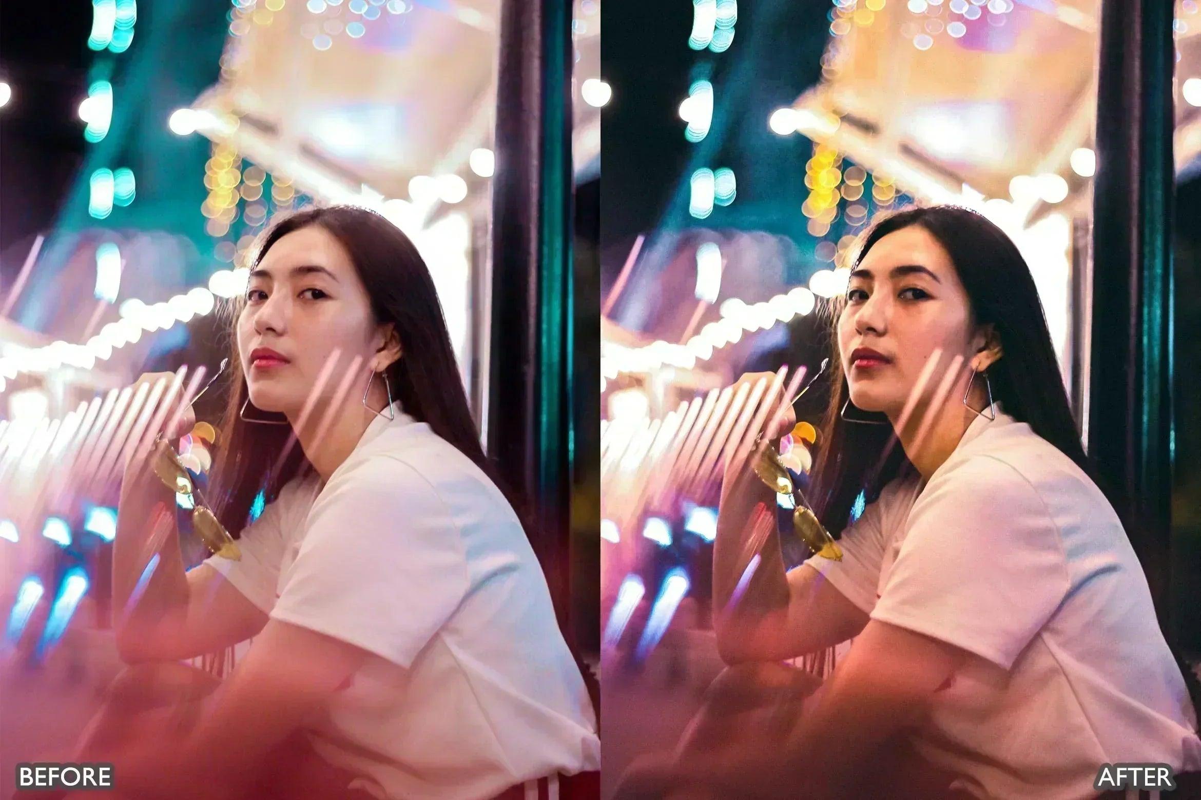 Night City Neon Light Presets - Lightroom Presets - by AAA Presets