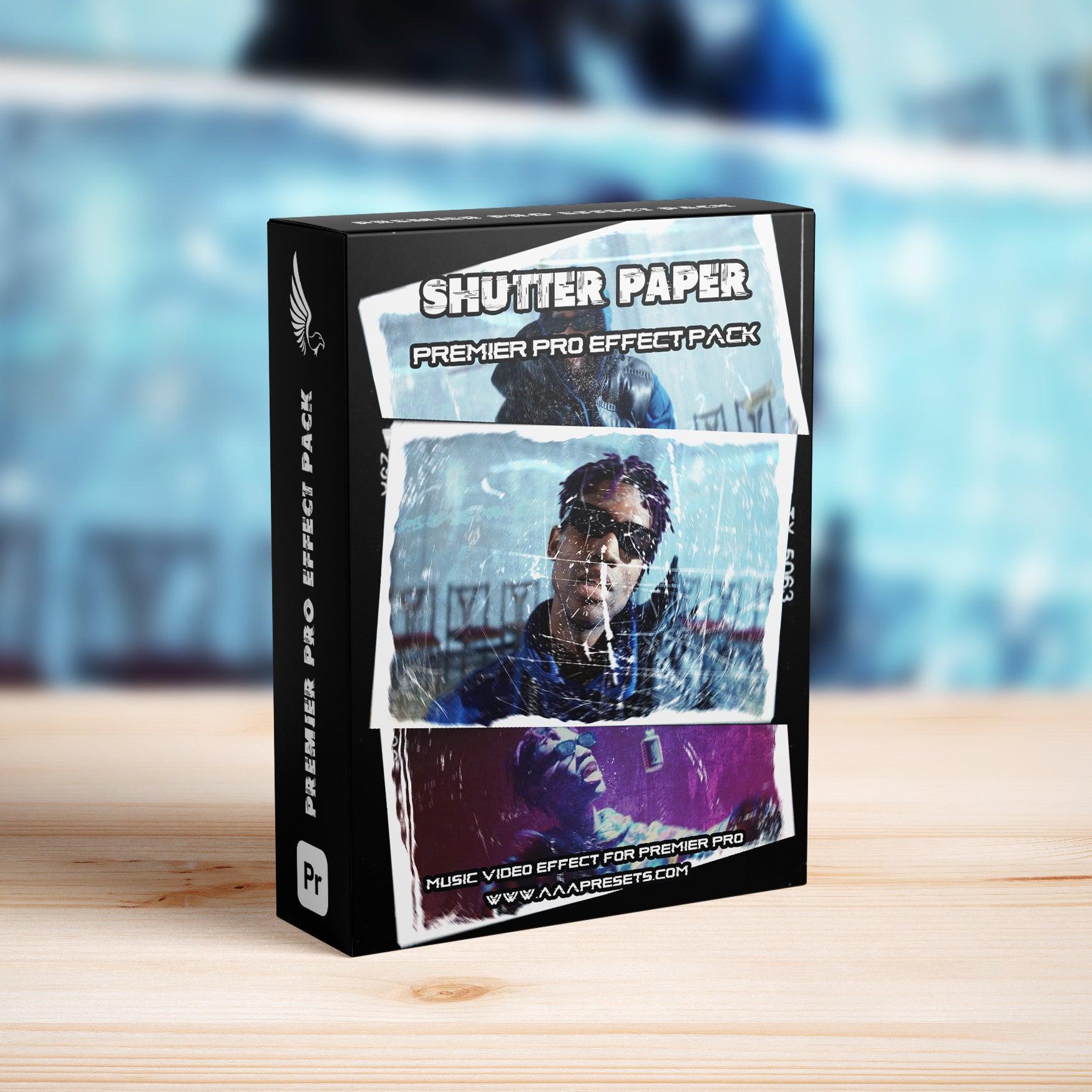 Rapid Shutter Paper Effect in Adobe Premiere Pro - Premiere Pro Transitions - by AAA Presets
