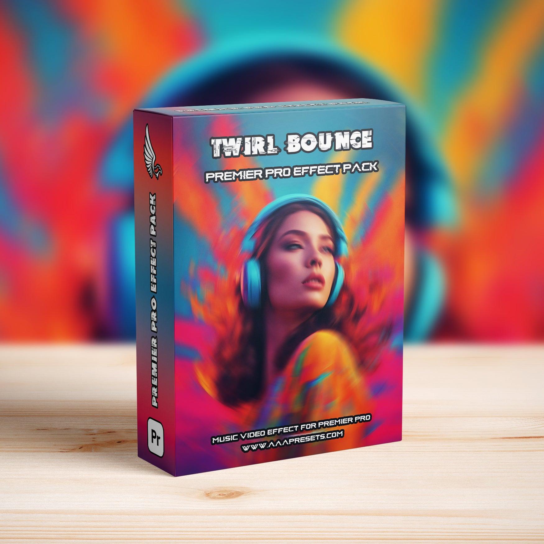 Twirl Corner Bounce Music Video Transition for Premiere Pro - Premiere Pro Transitions - by AAA Presets