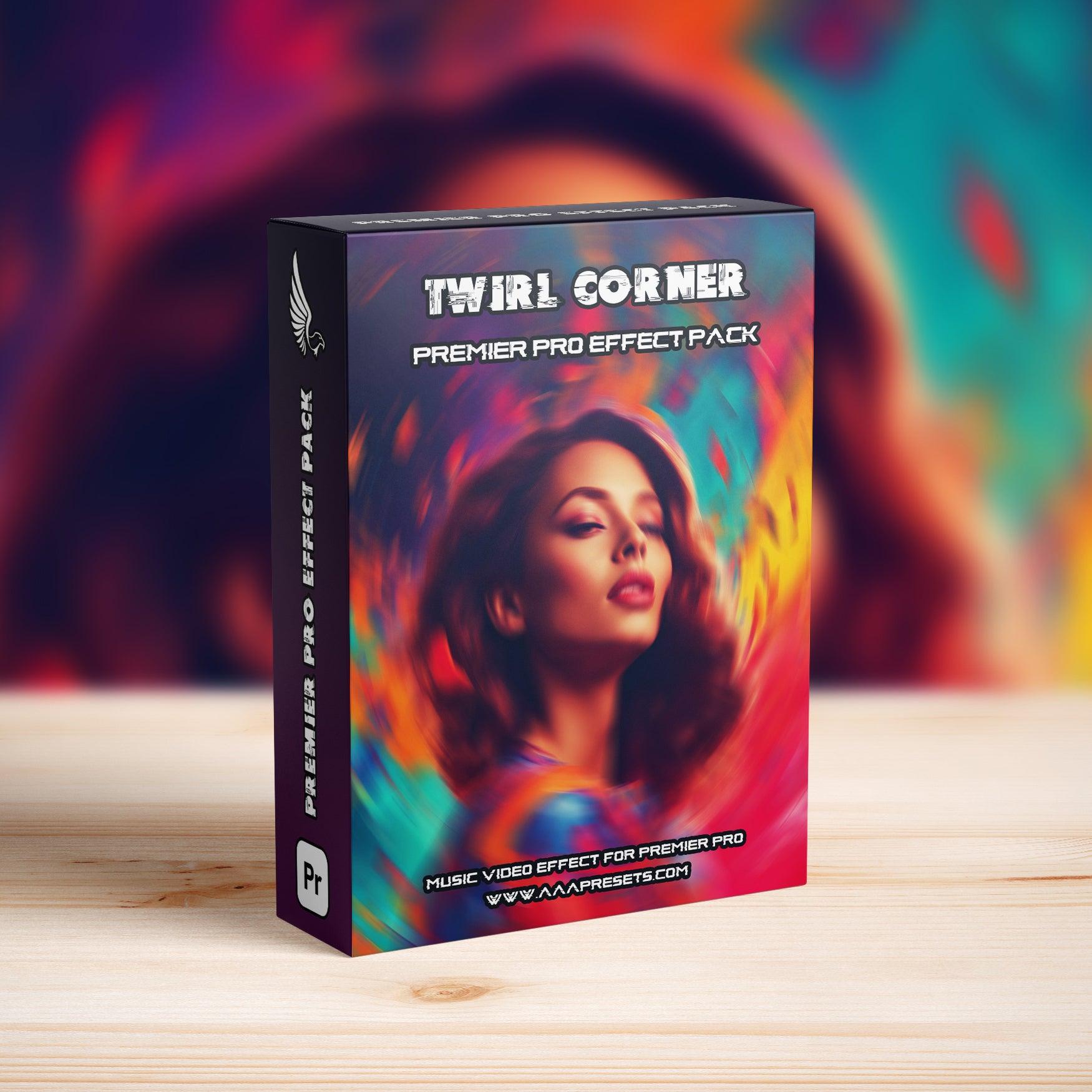 Twirl Corner Music Video Transition for Premiere Pro - Premiere Pro Transitions - by AAA Presets