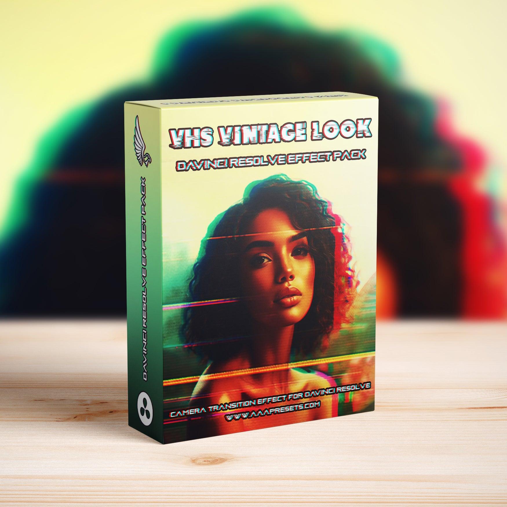 VHS Vintage Effect for DaVinci Resolve - DaVinci Resolve Transitions - by AAA Presets