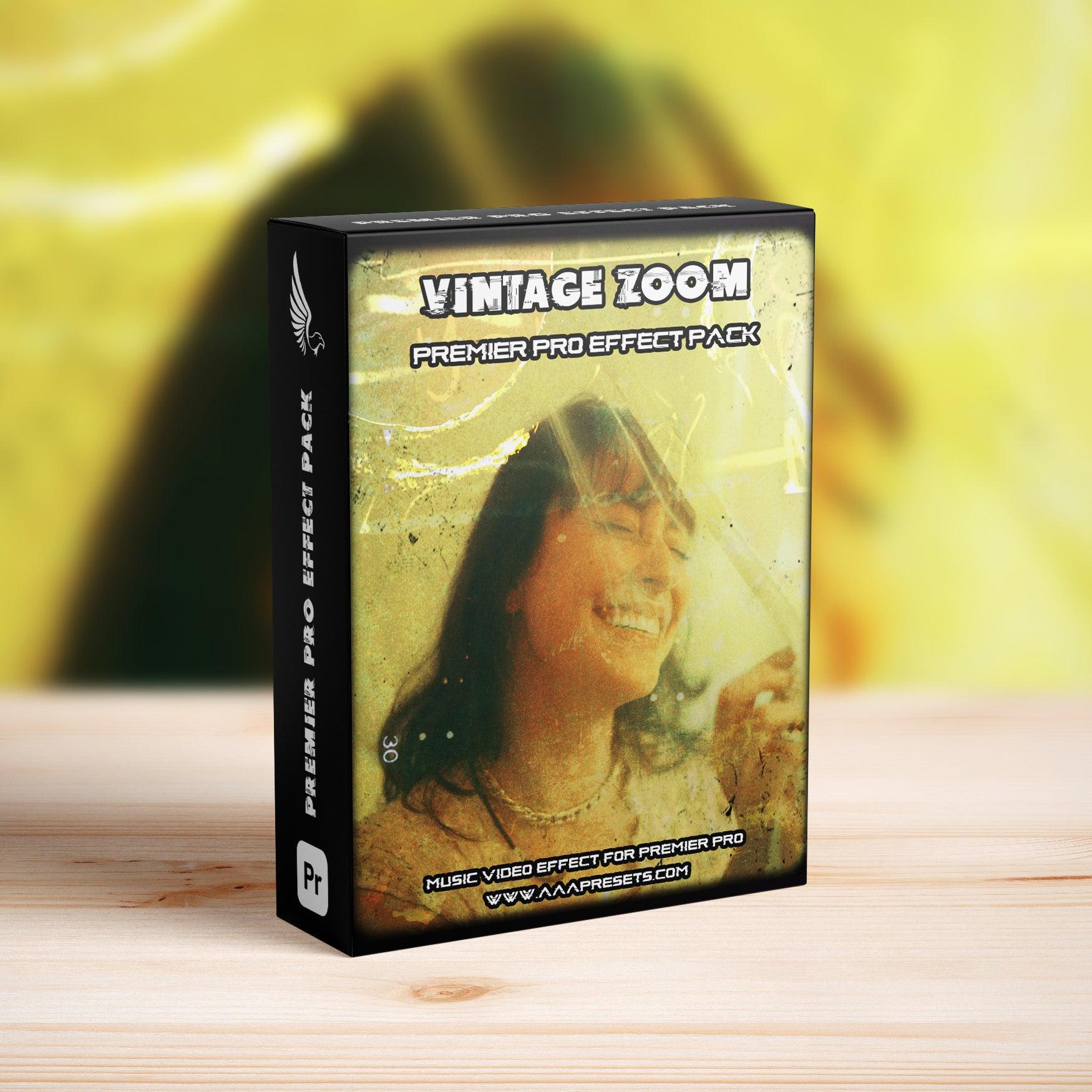 Vintage Fast Zoom Effect in Premiere Pro - Premiere Pro Transitions - by AAA Presets