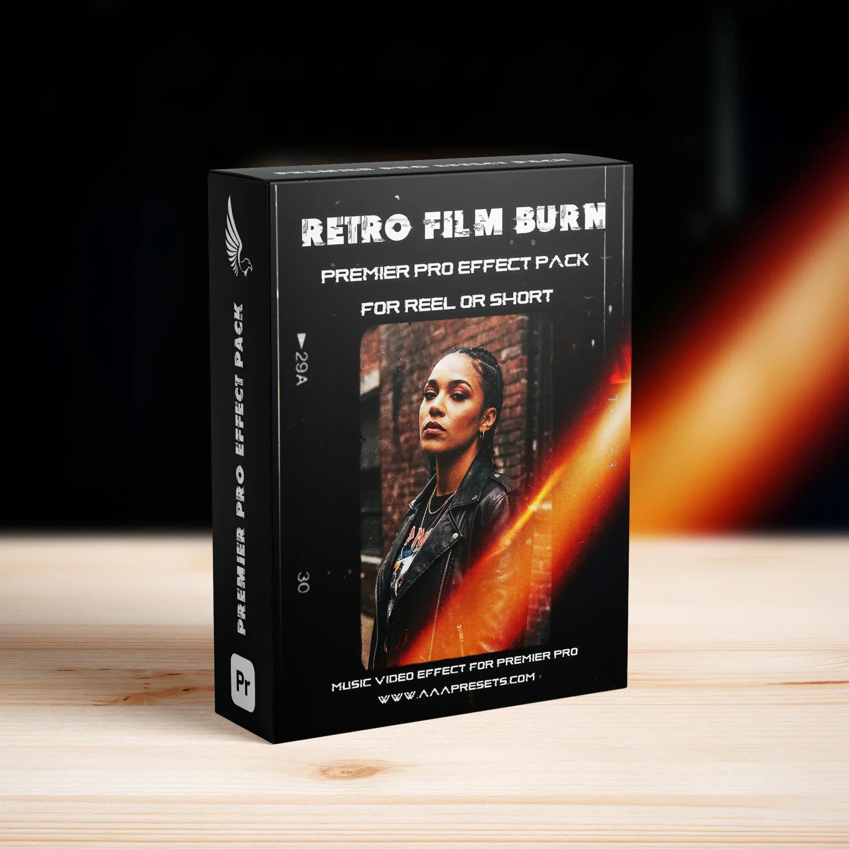 Vintage Frame Film Burn Transitions in Premiere Pro for Reels, Shorts & TikTok - Premiere Pro Transitions for vertical - by AAA Presets