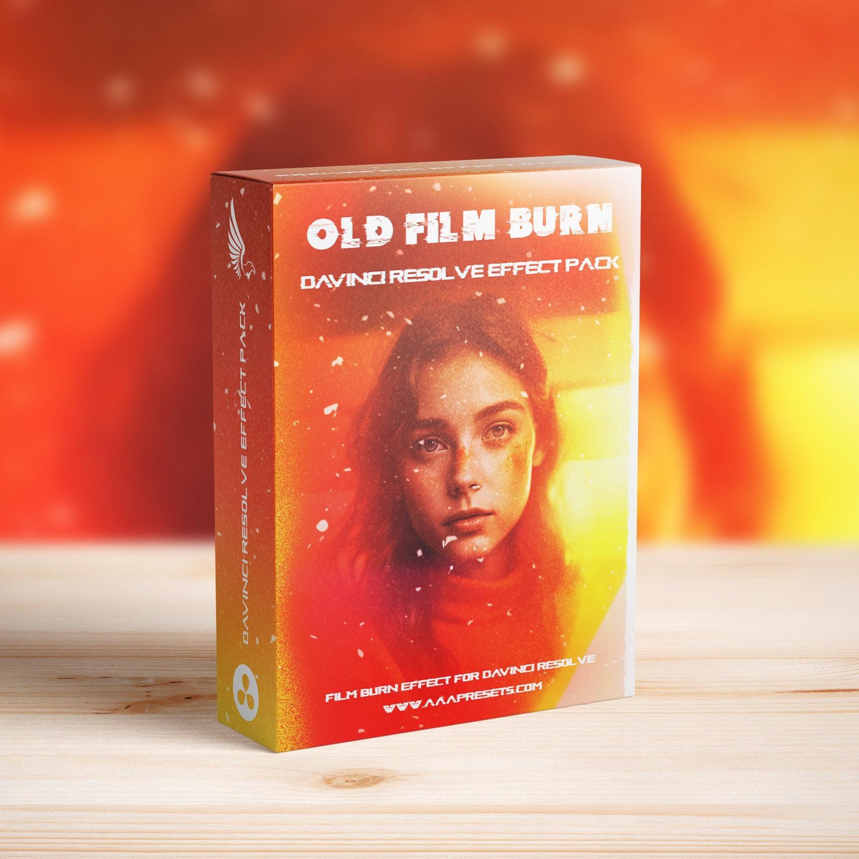 Vintage Old 35mm Film Burn Transition Pack For DaVinci Resolve - DaVinci Resolve Transitions - by AAA Presets