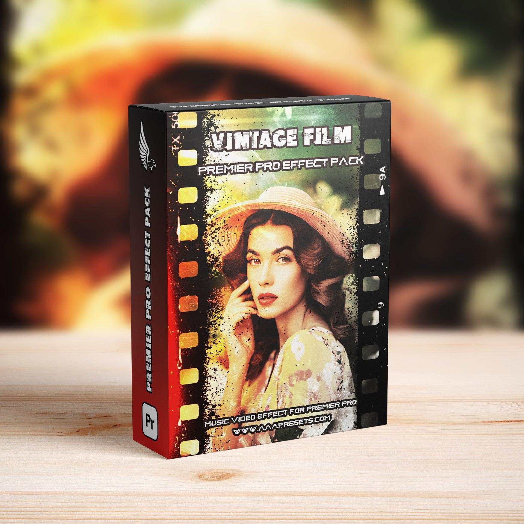 Vintage Old Film Effect for Premiere Pro - Premiere Pro Transitions - by AAA Presets