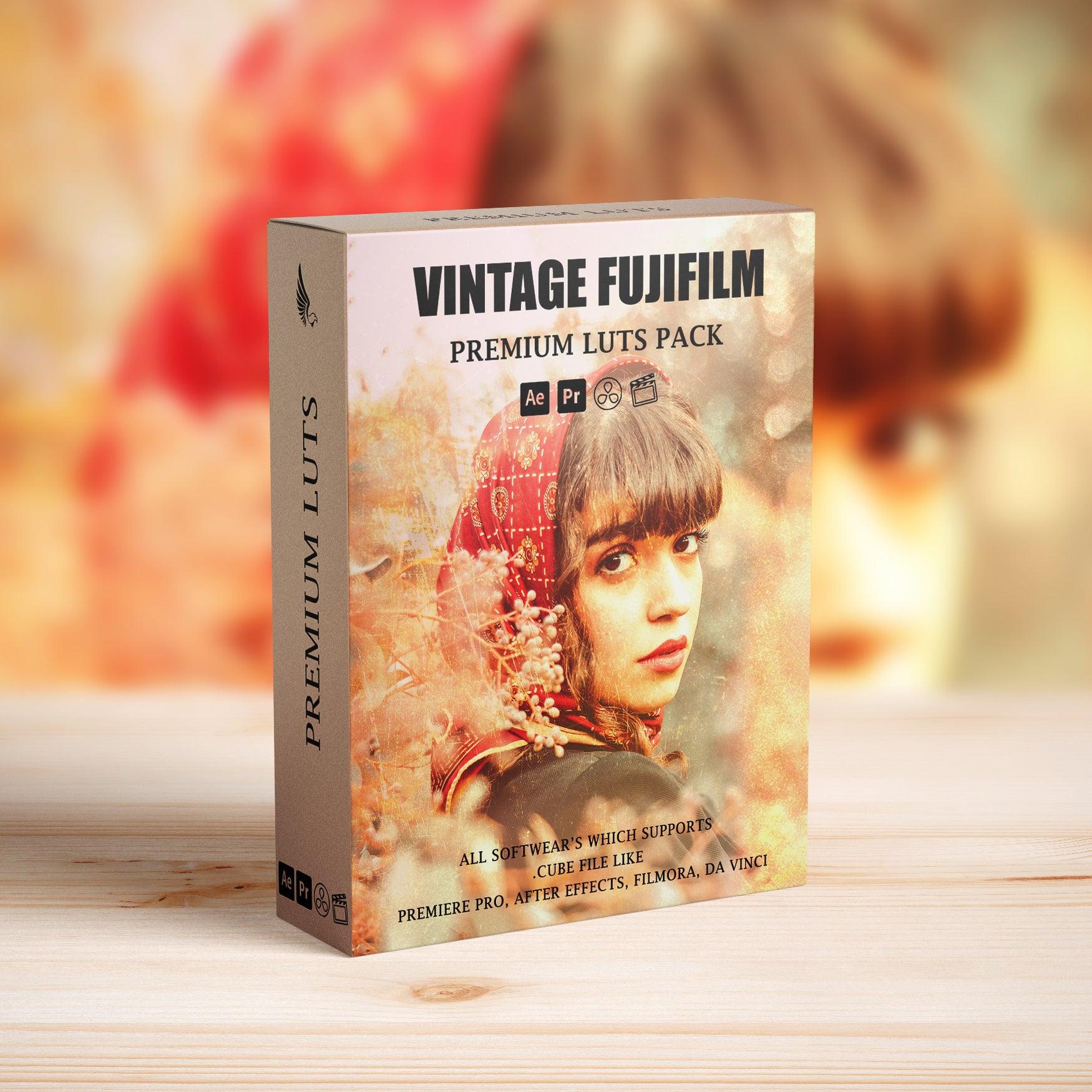 Vintage Old Fujifilm Look Cinematic LUTs - Video LUTs - by AAA Presets